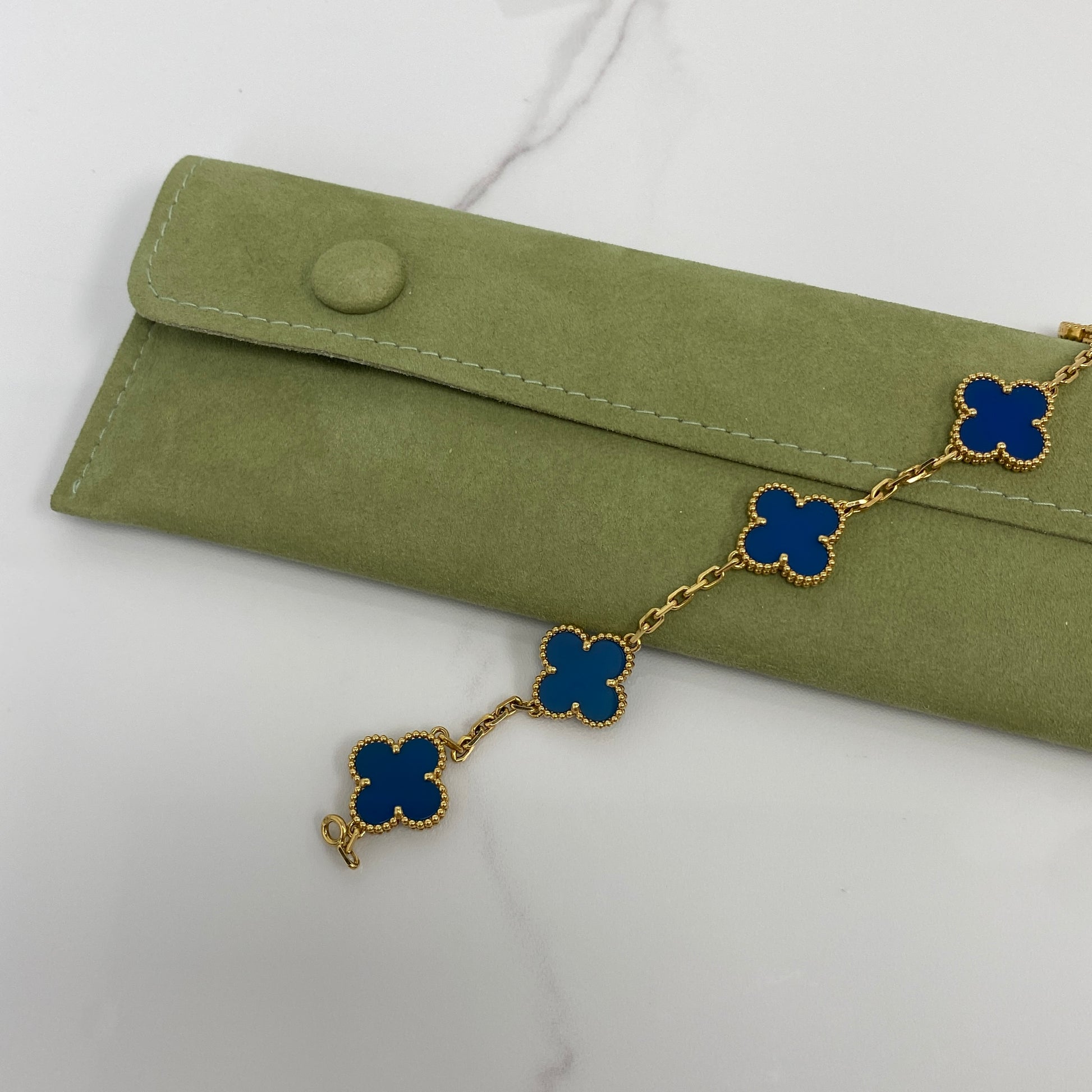 Van Cleef &amp; Arpels Vintage Alhambra Bracelet,5 Motif - Lafayette Consignment