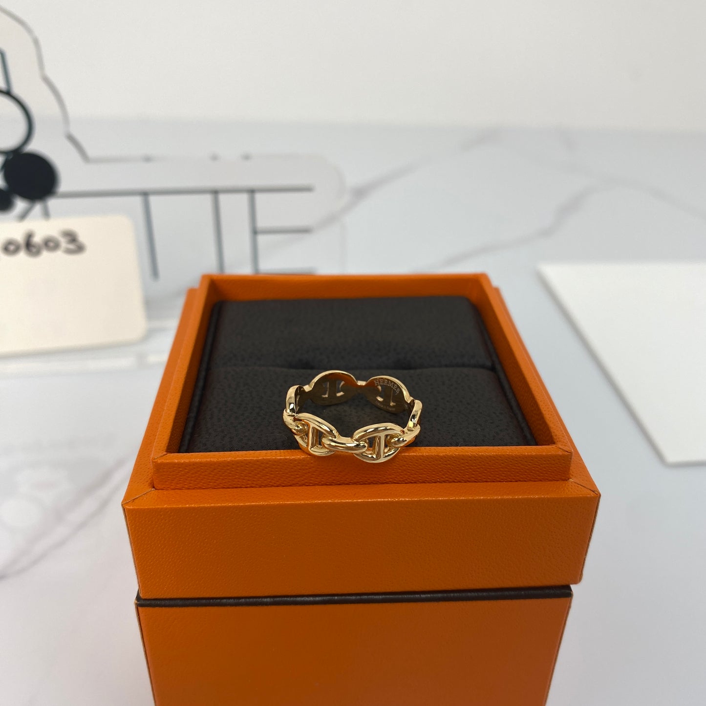 Hermes Ring | Lafayette Consignment | Rose Gold Ring