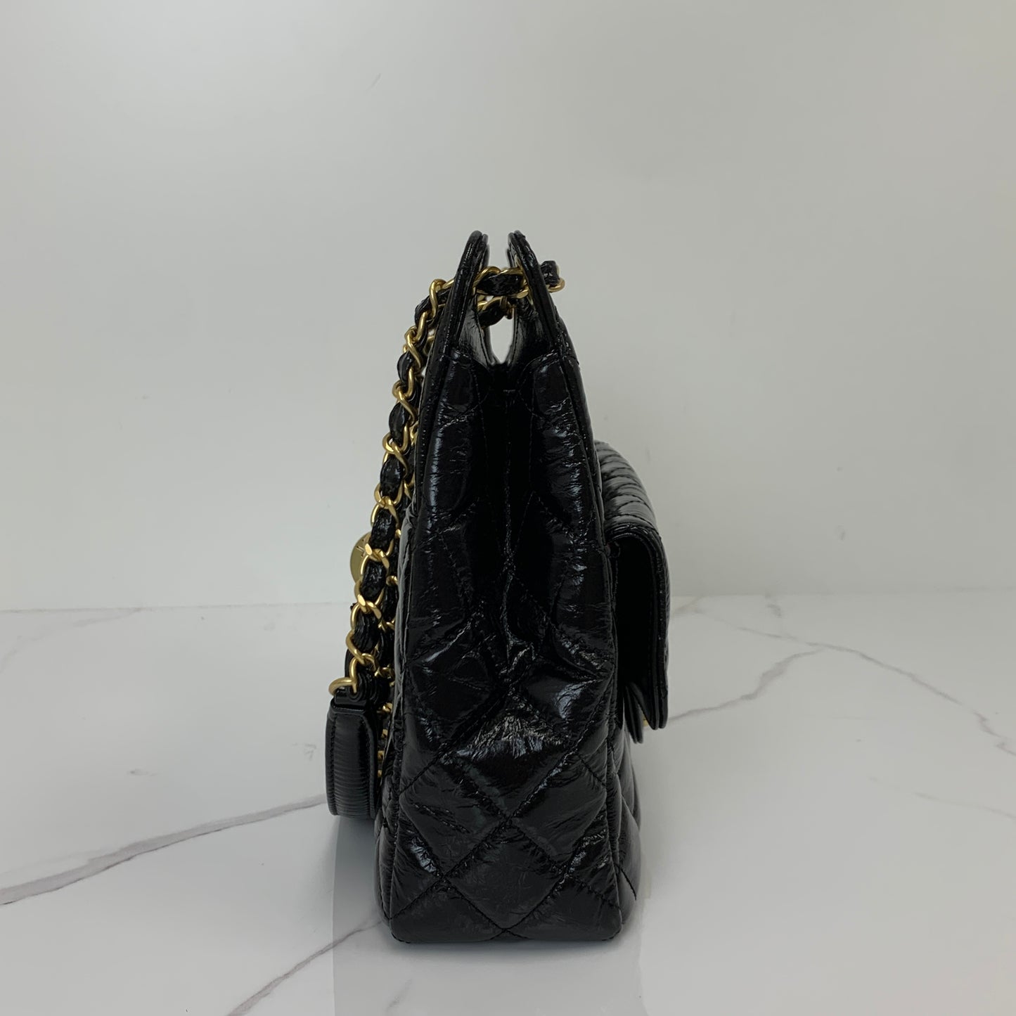 Chanel Wavy CC Hobo Bag