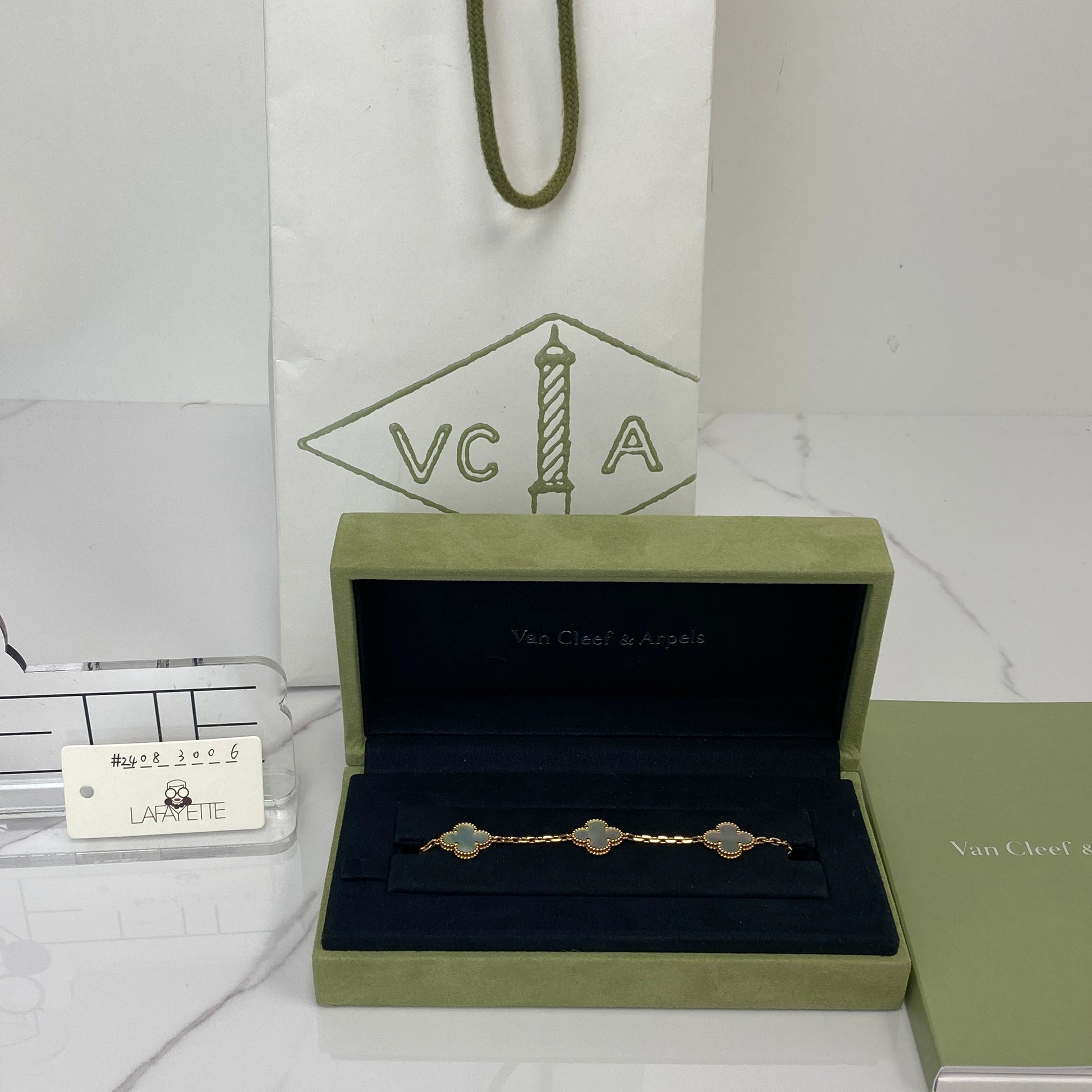 Van Cleef &amp; Arpels Vintage Alhambra Bracelet,5 Motif - Lafayette Consignment