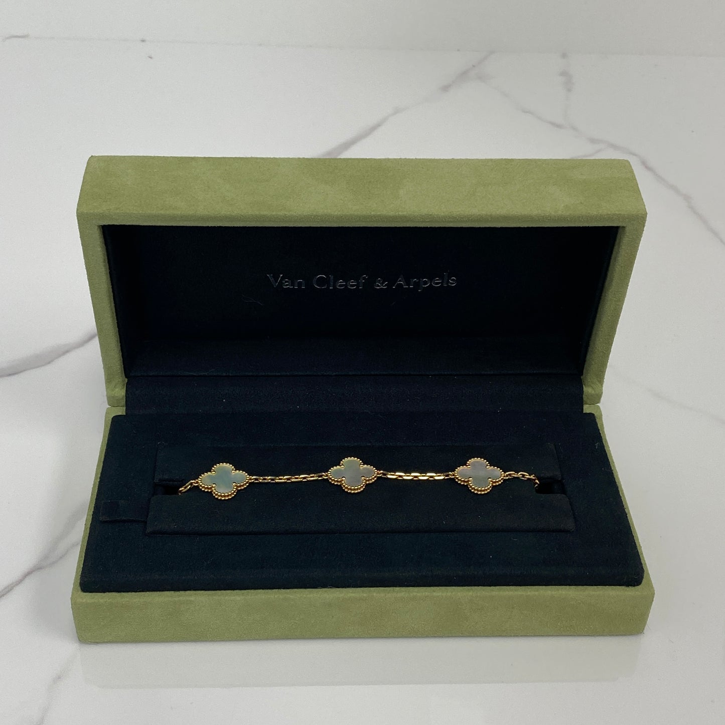 Van Cleef &amp; Arpels Vintage Alhambra Bracelet,5 Motif - Lafayette Consignment