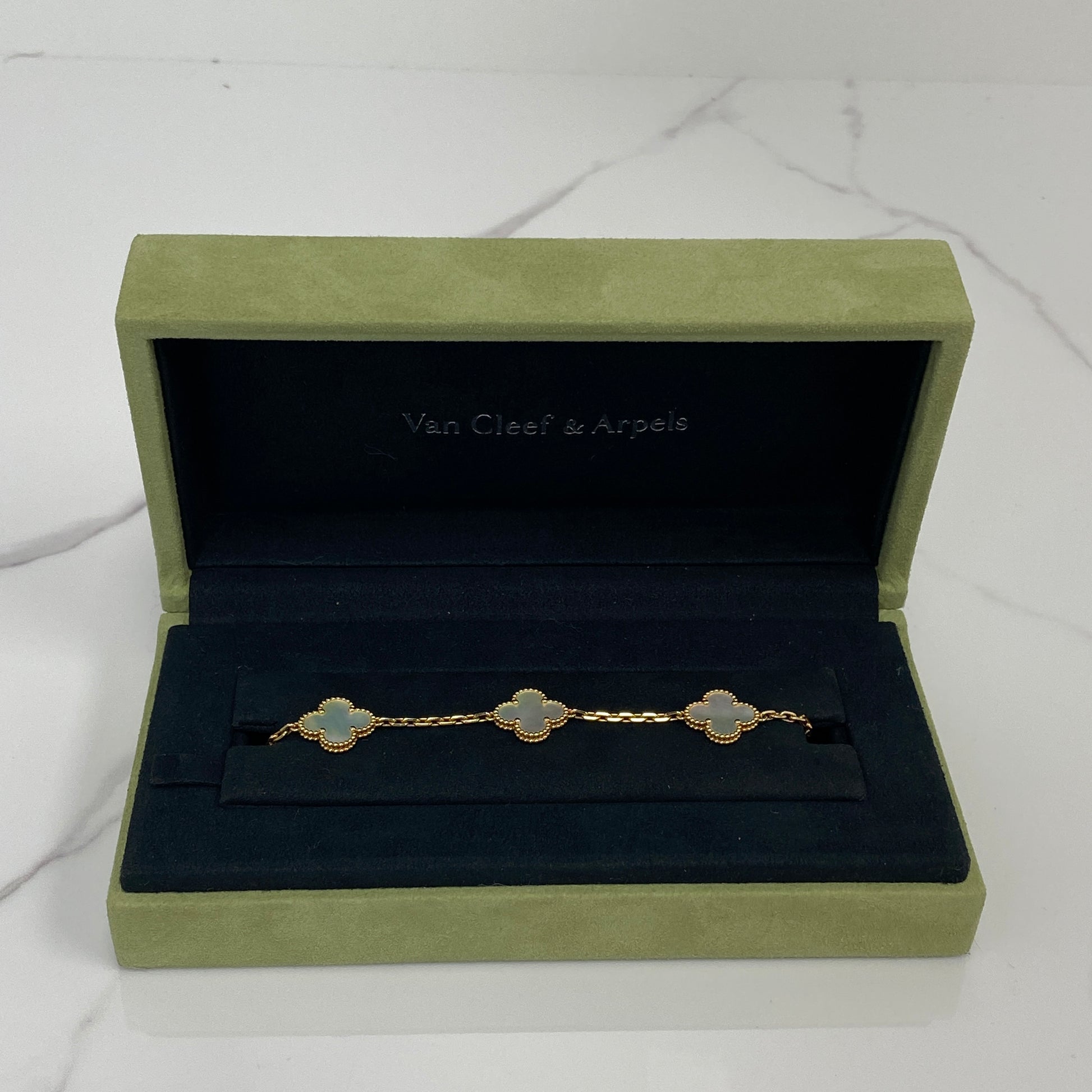 Van Cleef &amp; Arpels Vintage Alhambra Bracelet,5 Motif - Lafayette Consignment