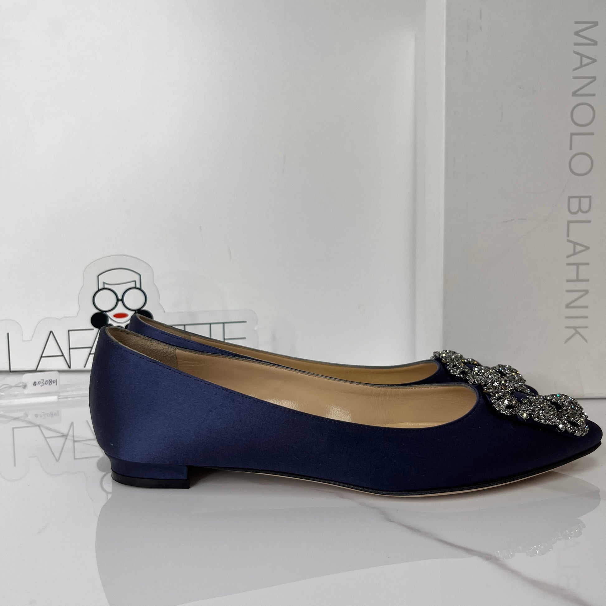 Manolo Blahnik Hangisi Flats - Lafayette Consignment