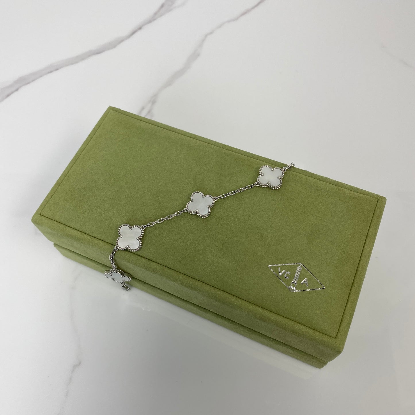 Van Cleef &amp; Arpels Vintage Alhambra Bracelet,5 Motif - Lafayette Consignment