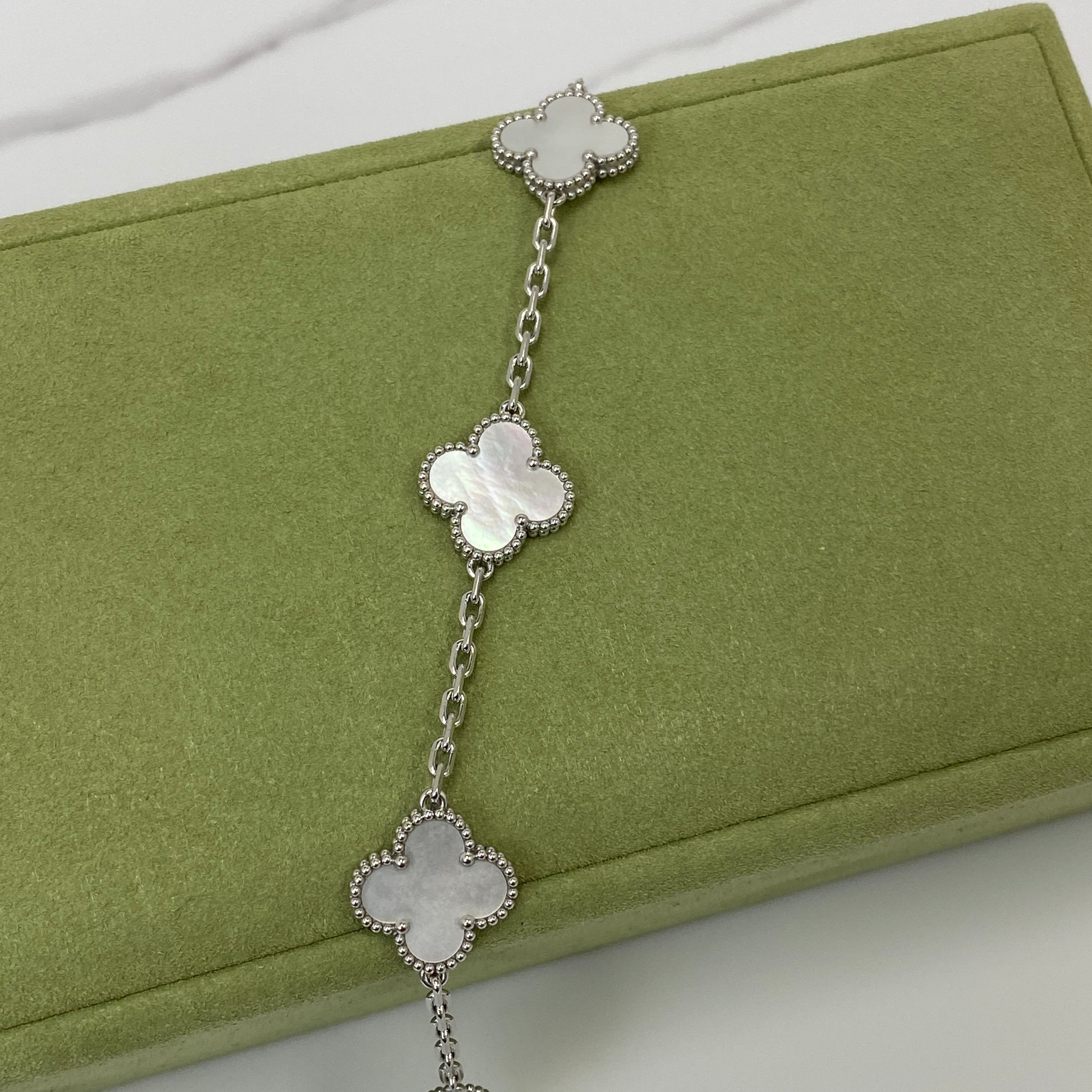 Van Cleef &amp; Arpels Vintage Alhambra Bracelet,5 Motif - Lafayette Consignment