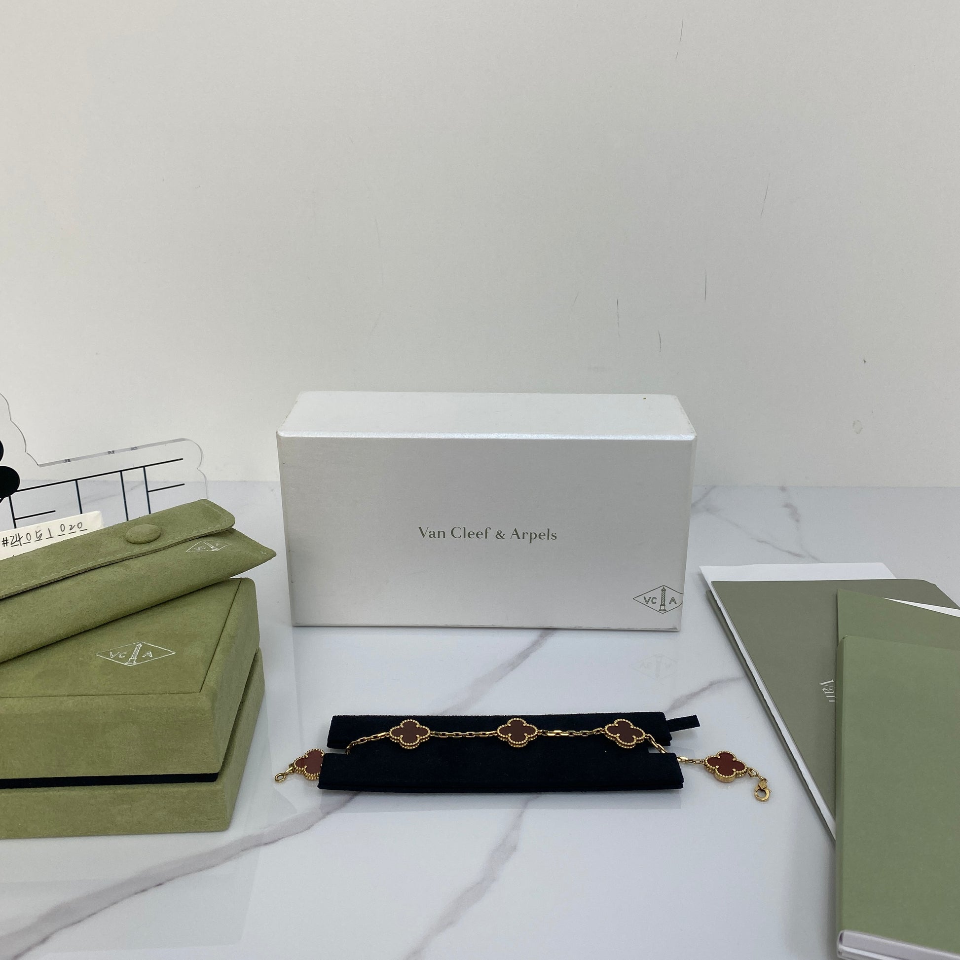 Van Cleef & Arpels Vintage Alhambra Bracelet,5 Motif - Lafayette Consignment