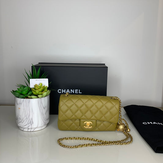 Chanel Pearl Crush Mini Flap - Lafayette Consignment