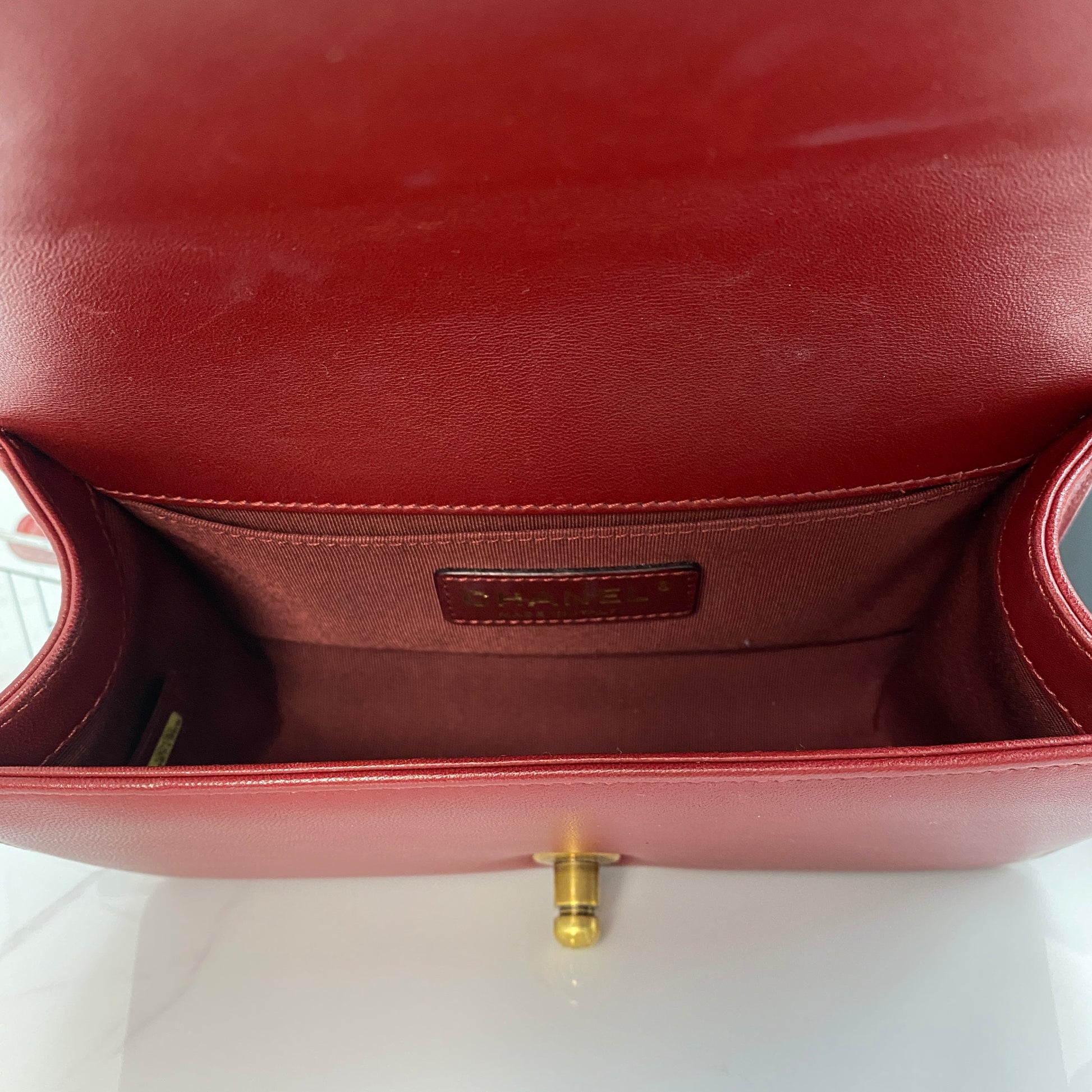 Chanel Small Boy Handbag | Lafayette Consignment | Authentic Chanel Bag