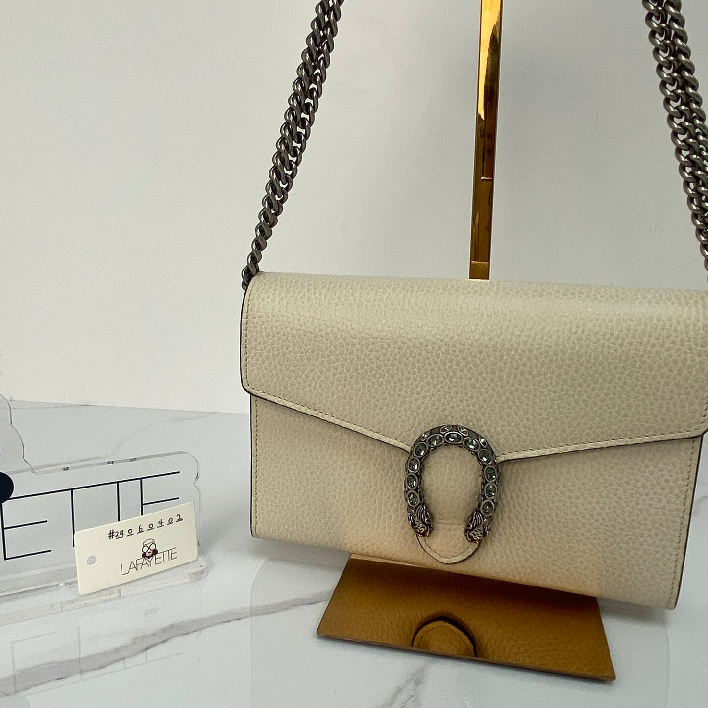 Gucci Dionysus Mini Leather Chain Wallet - Lafayette Consignment