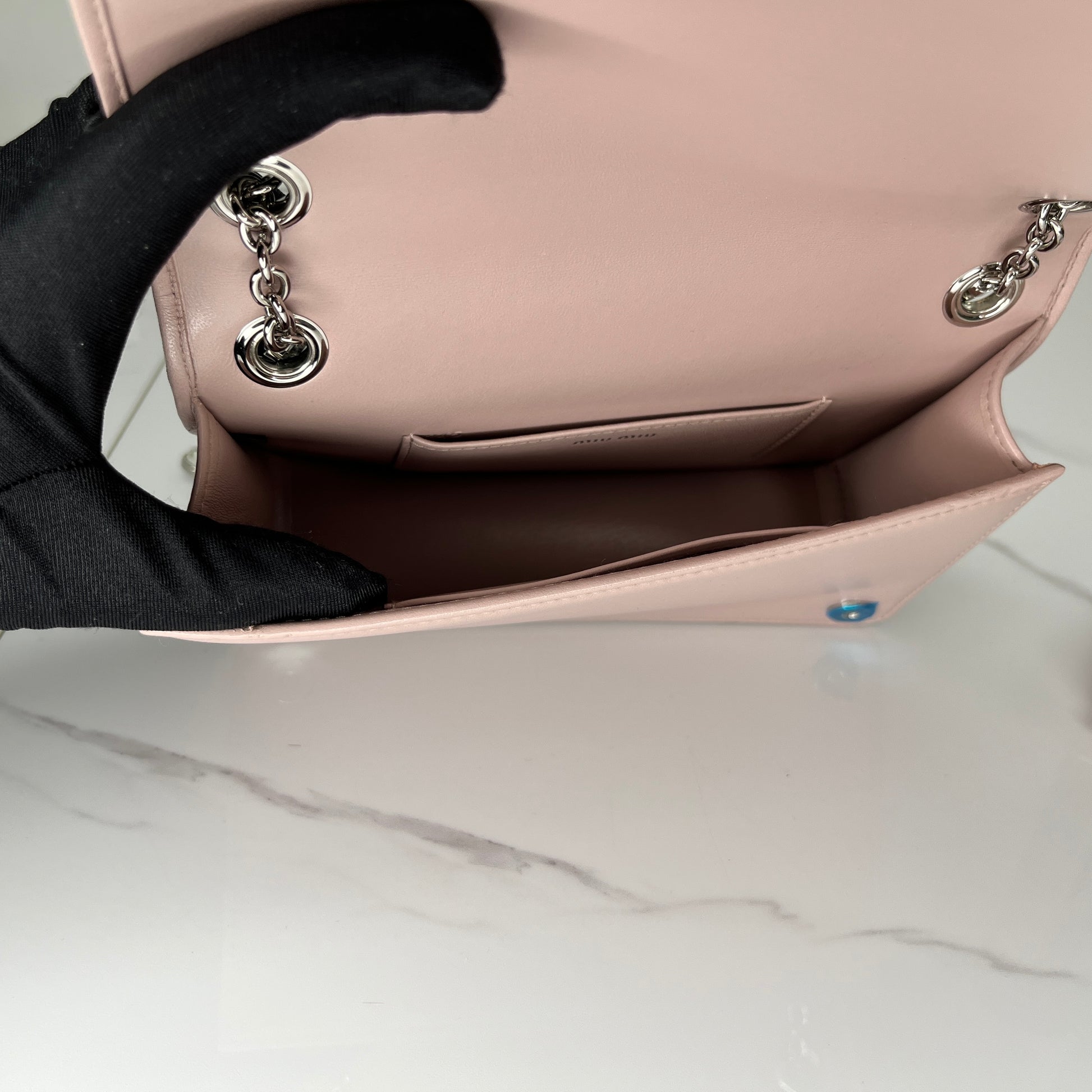 Miu Miu Matelasse 2Way Chain Crossbody Bag - Lafayette Consignment