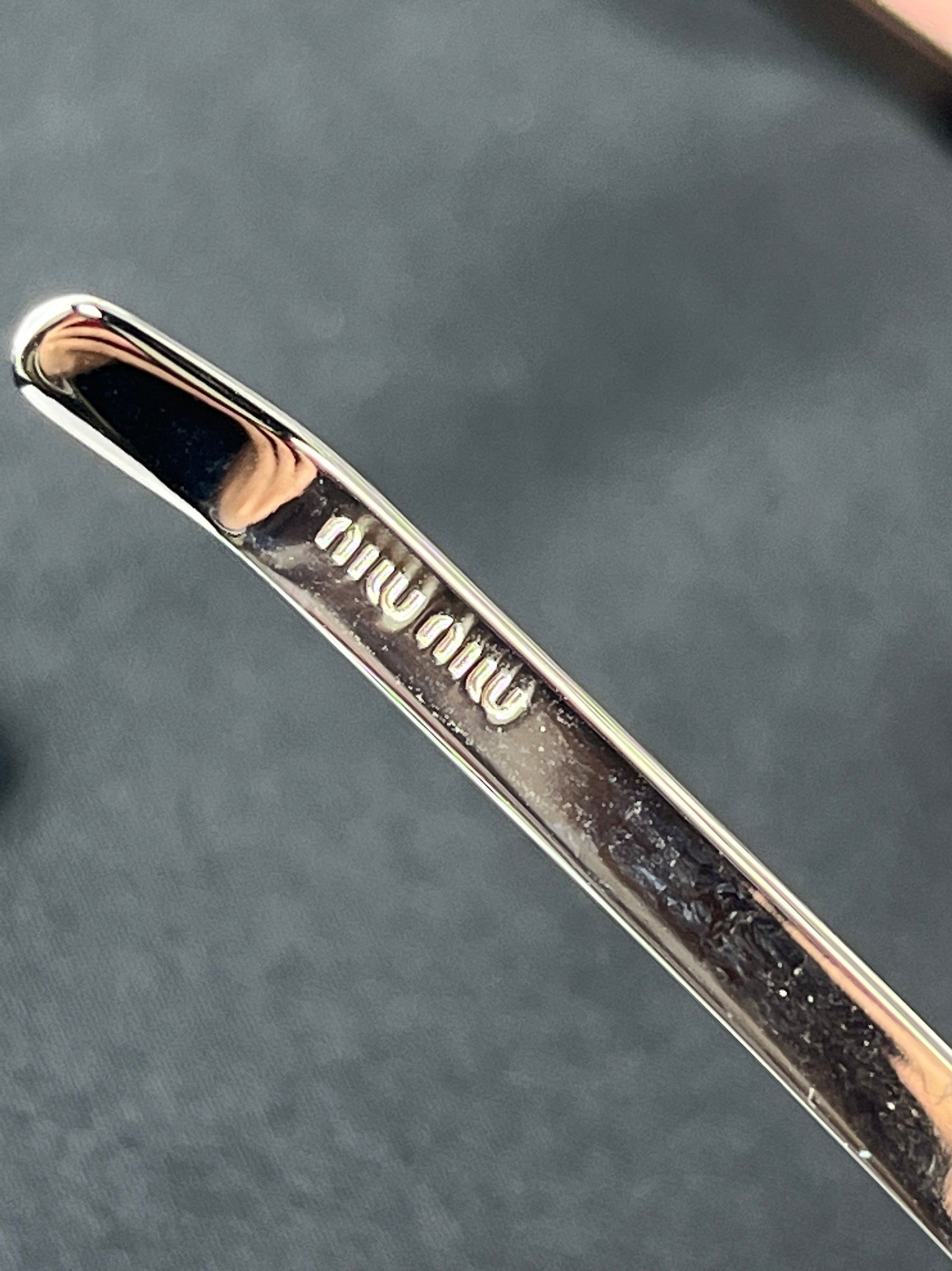 Miu Miu Rigid Crystal Headband - Lafayette Consignment