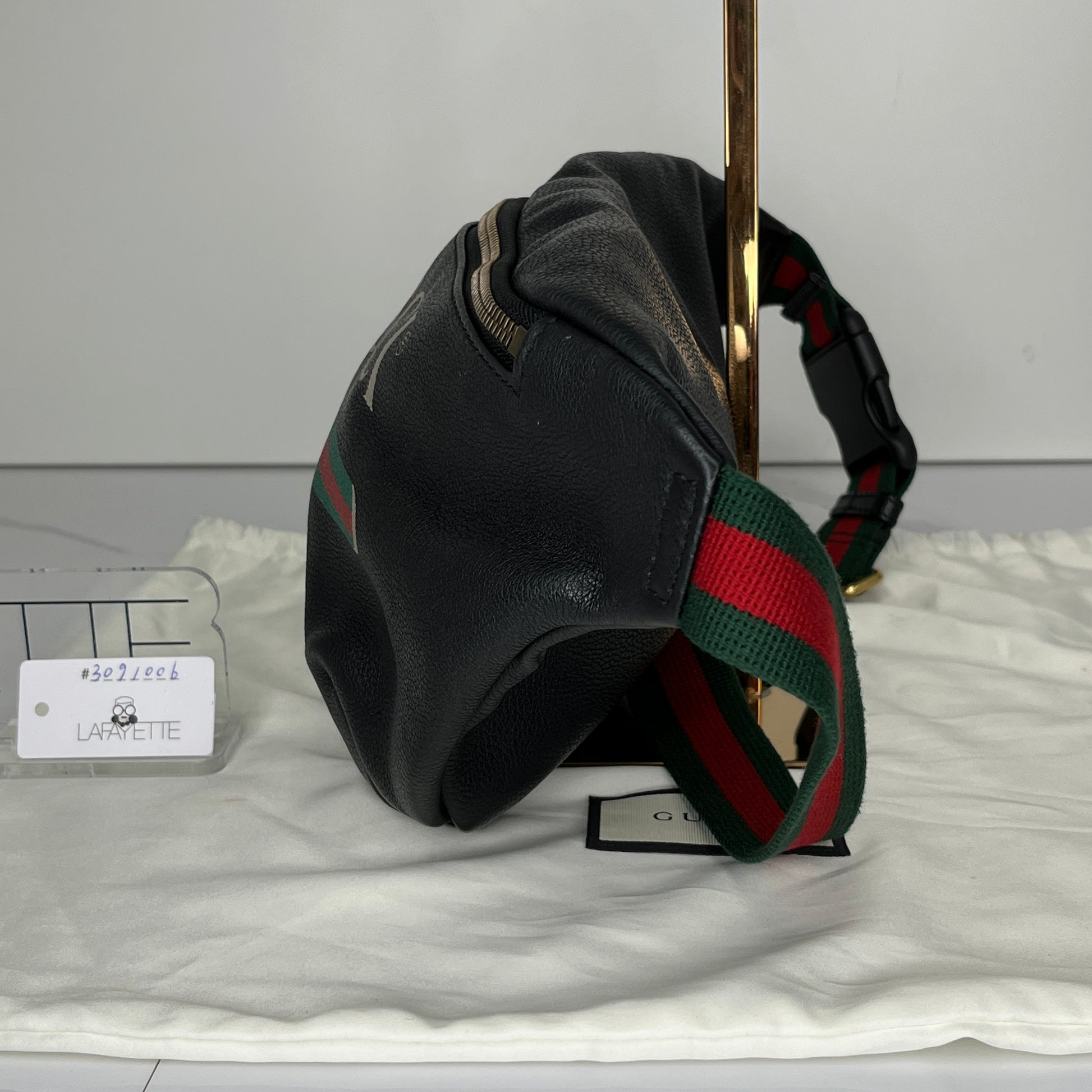 Gucci Print Logo Large Belt Bag - Lafayette Consignment