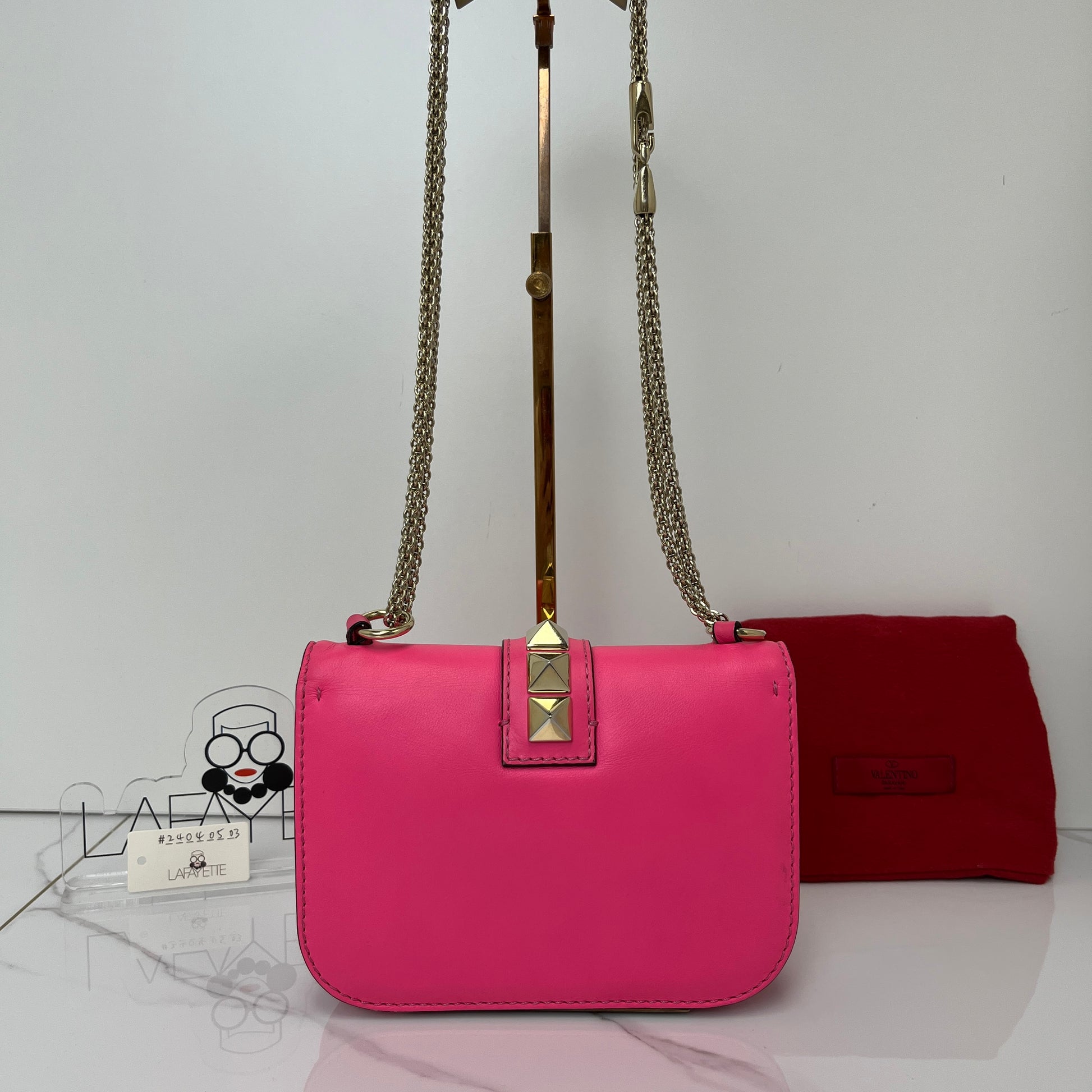 Valentino Small Rockstud Glam Lock - Lafayette Consignment