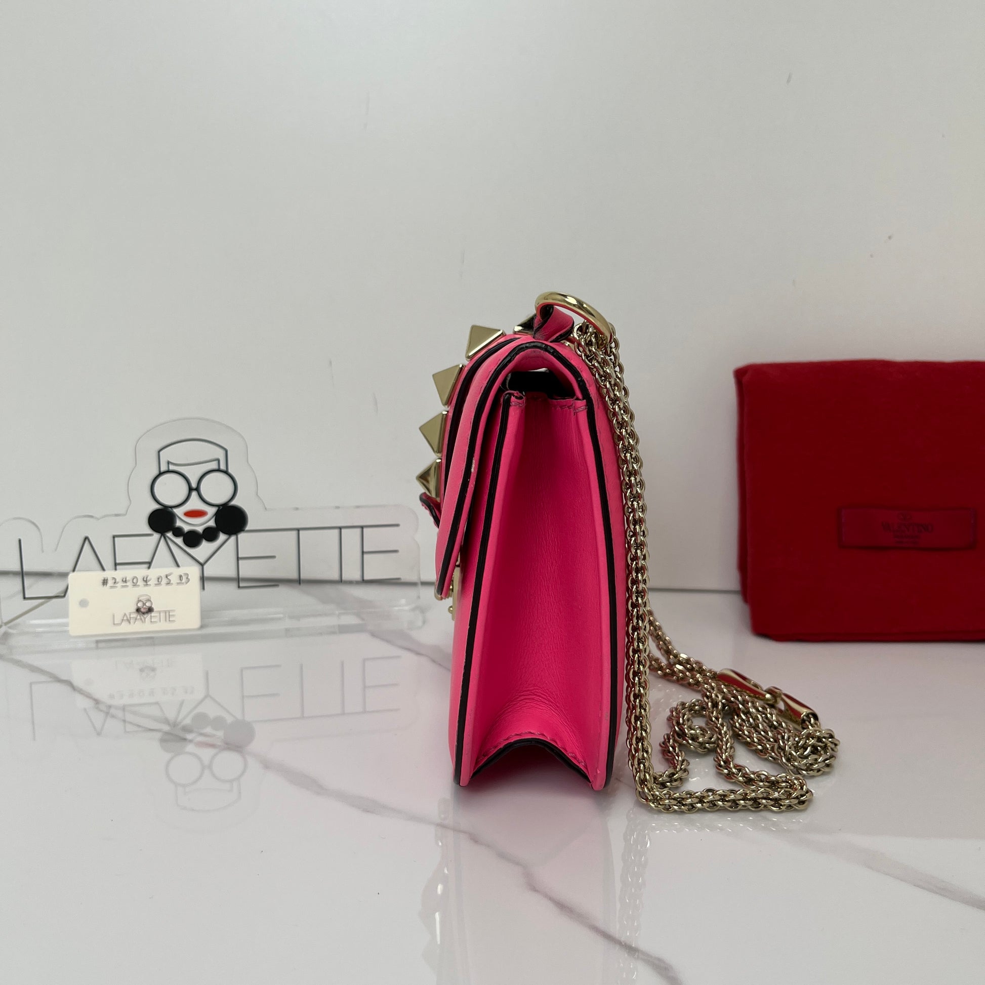 Valentino Small Rockstud Glam Lock - Lafayette Consignment