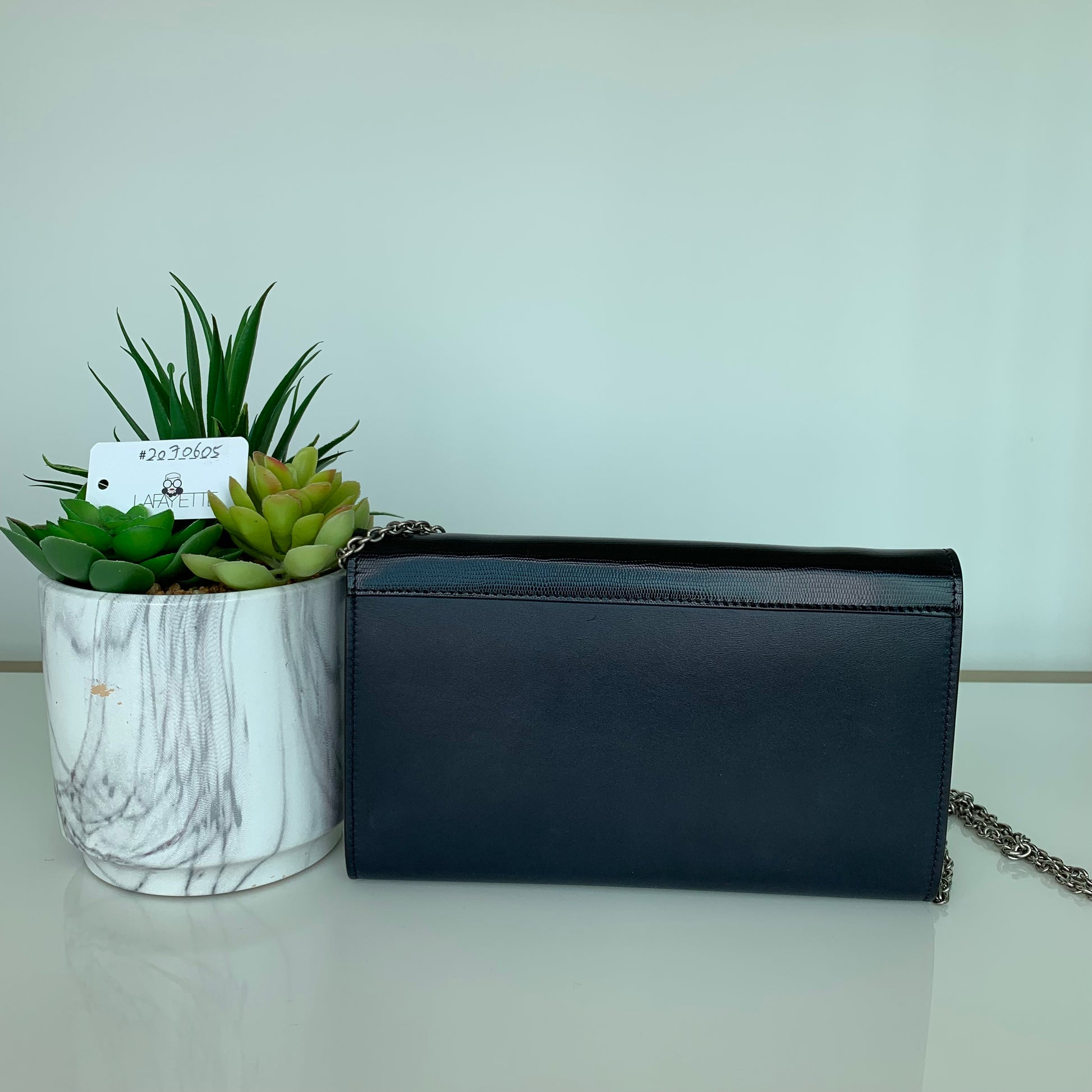 Celine Pocket Envelope Wallet on Chain - Lafayette Consignment