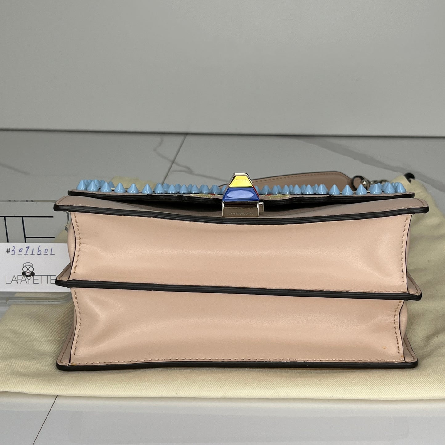 Fendi Kan I Butterfly Leather Bag - Lafayette Consignment