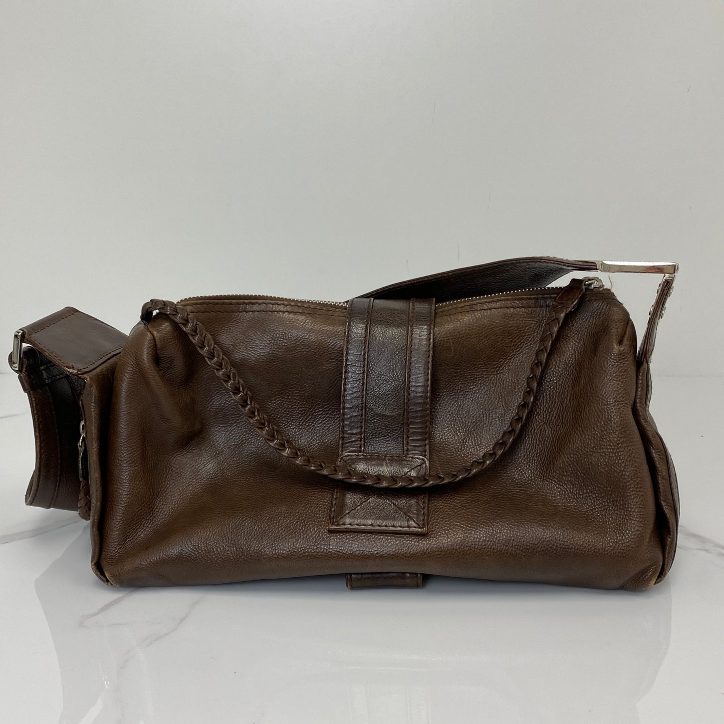 Christian Dior Galliano 2006 Brown Leather Flight