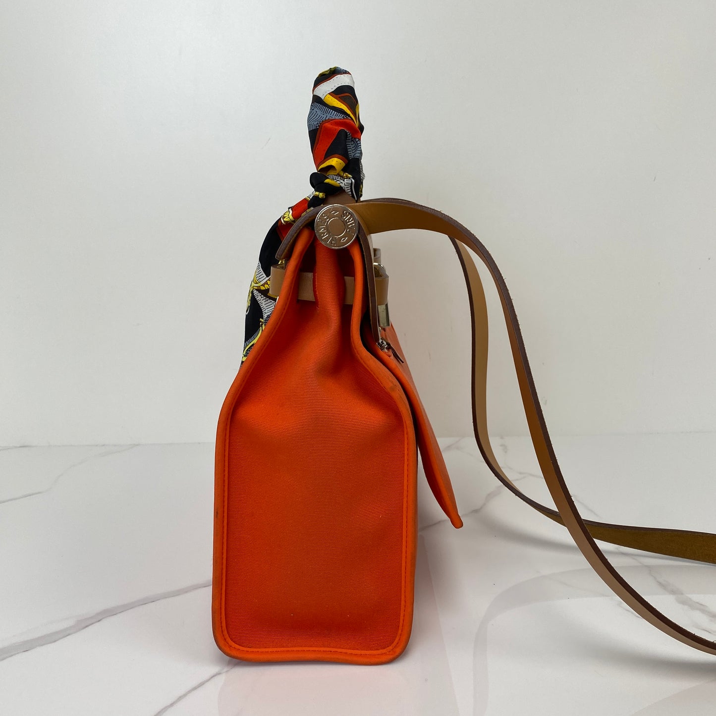 Hermes Herbag Orange | Lafayette Consignment