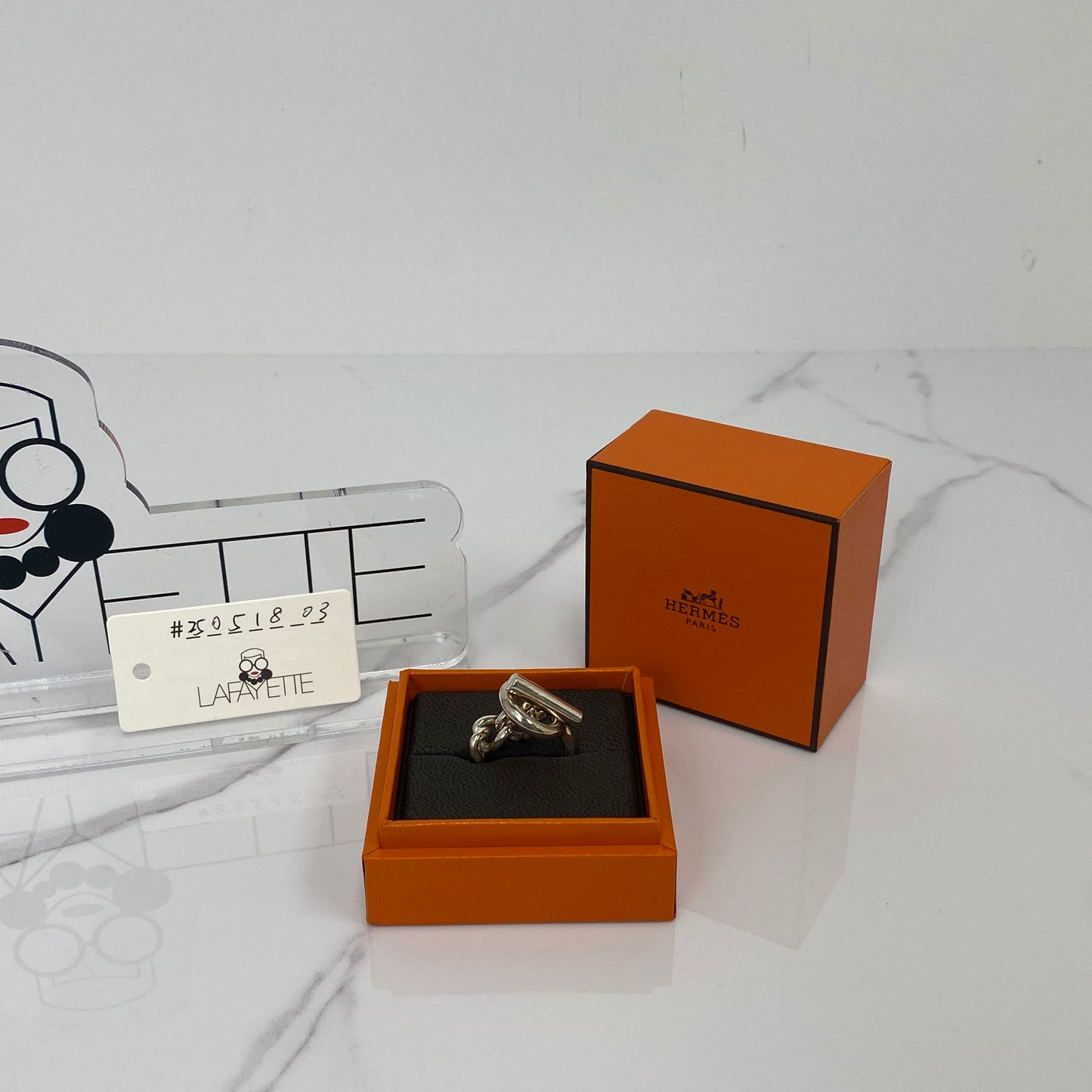 Hermès Croisette Ring - Size 56 - Lafayette Consignment