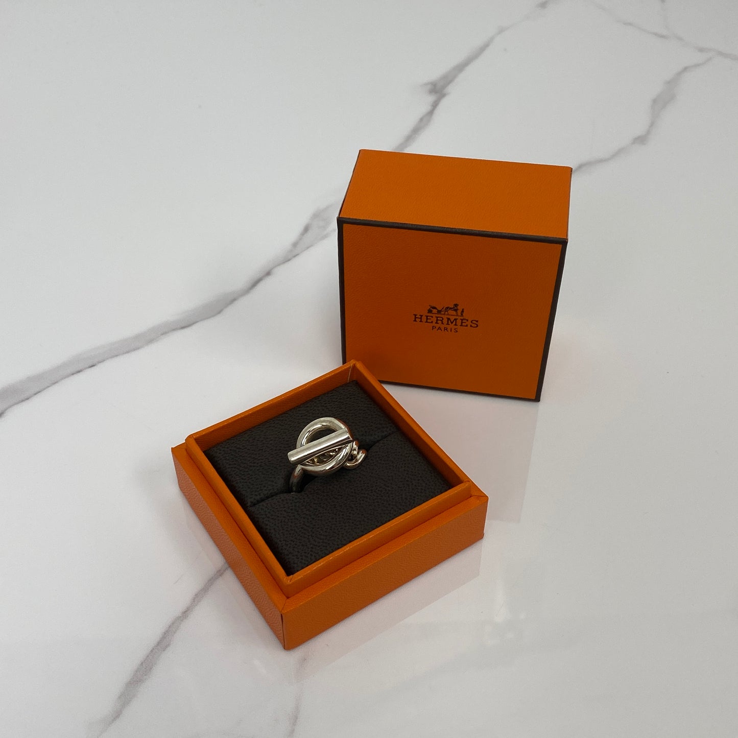 Hermès Croisette Ring - Size 56 - Lafayette Consignment