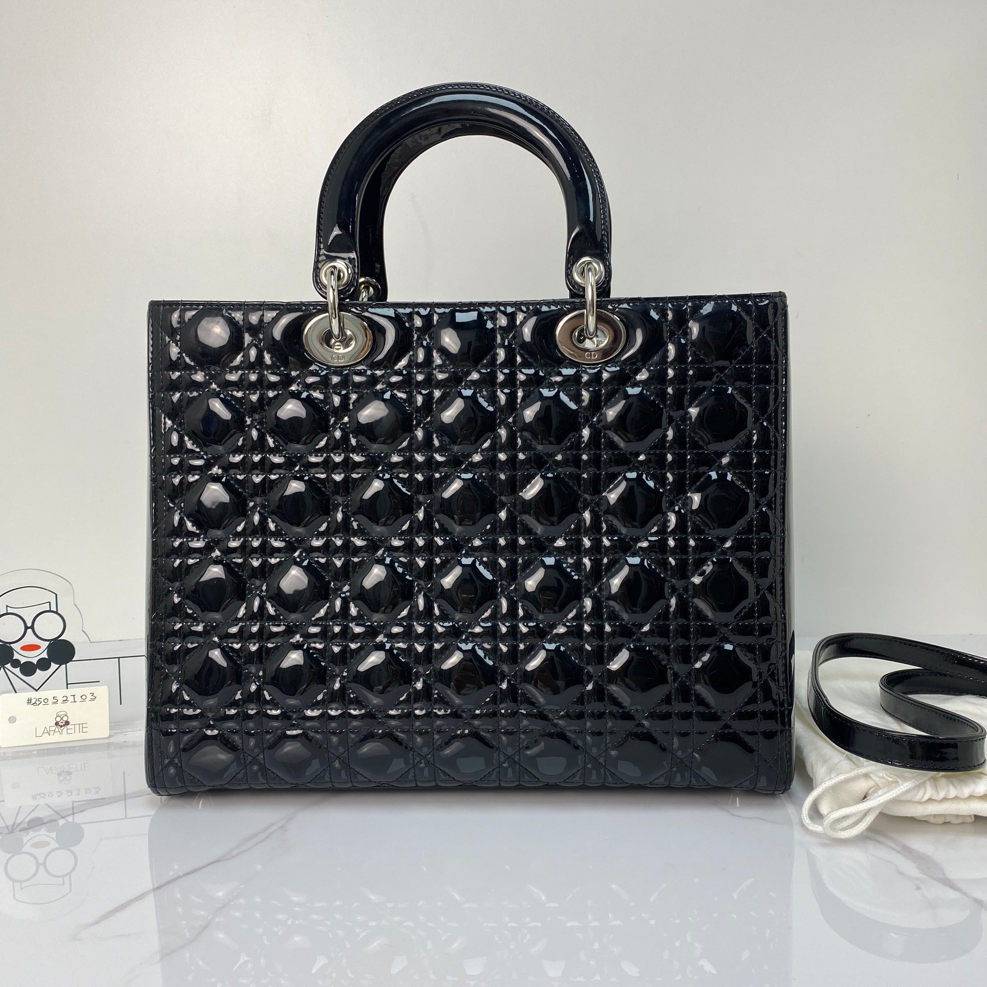 Christian Dior Large Lady Dior - Lafayette Consignment