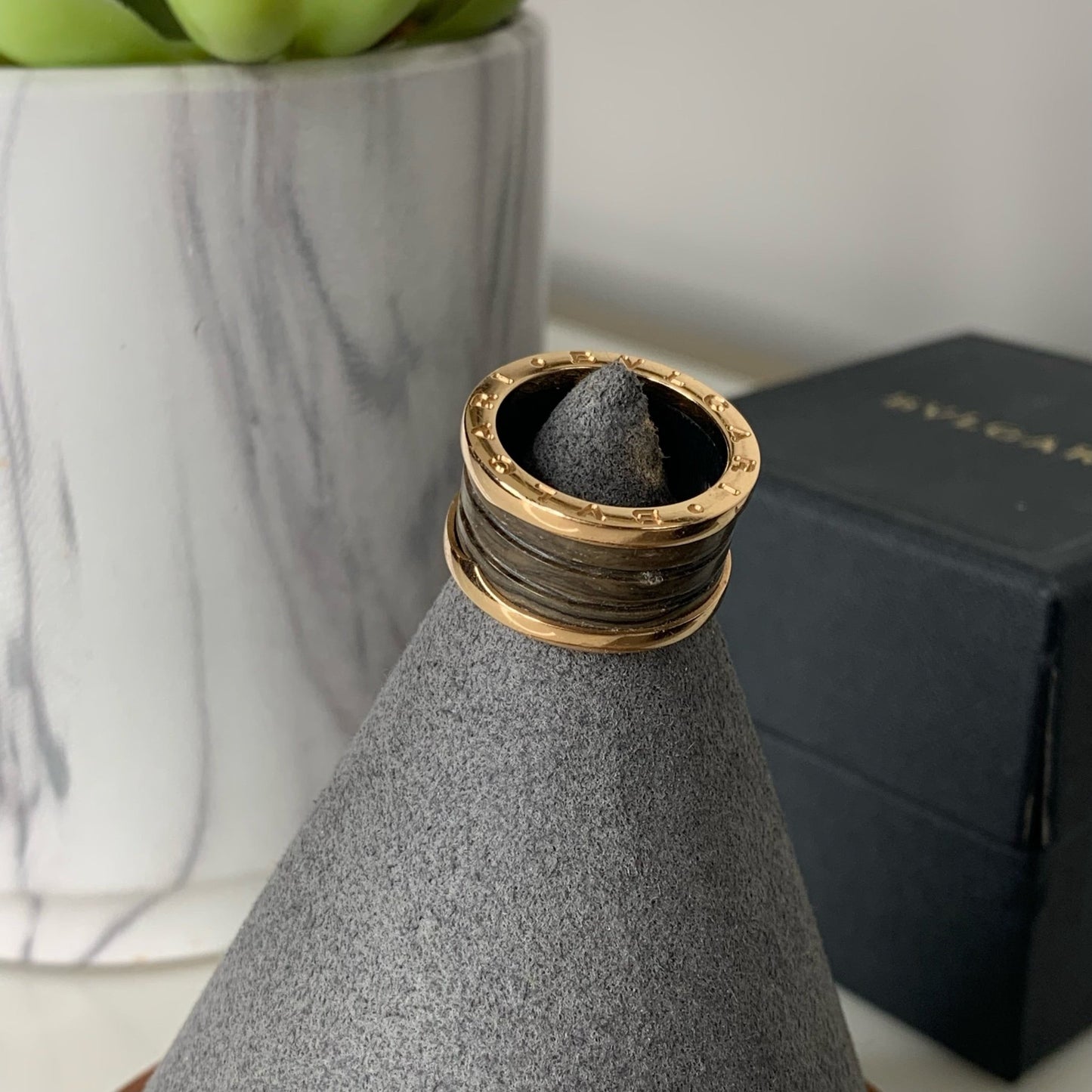 Bvlgari B.Zero1 Four Bands Ring (Size 54)