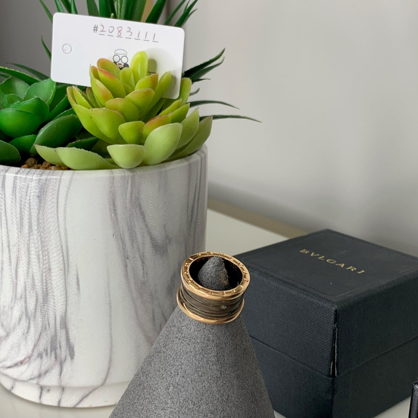 Bvlgari B.Zero1 Four Bands Ring (Size 54)