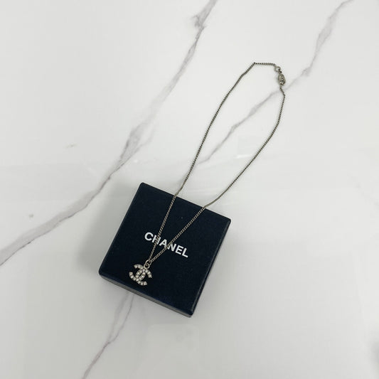 Chanel Crystal CC Necklace