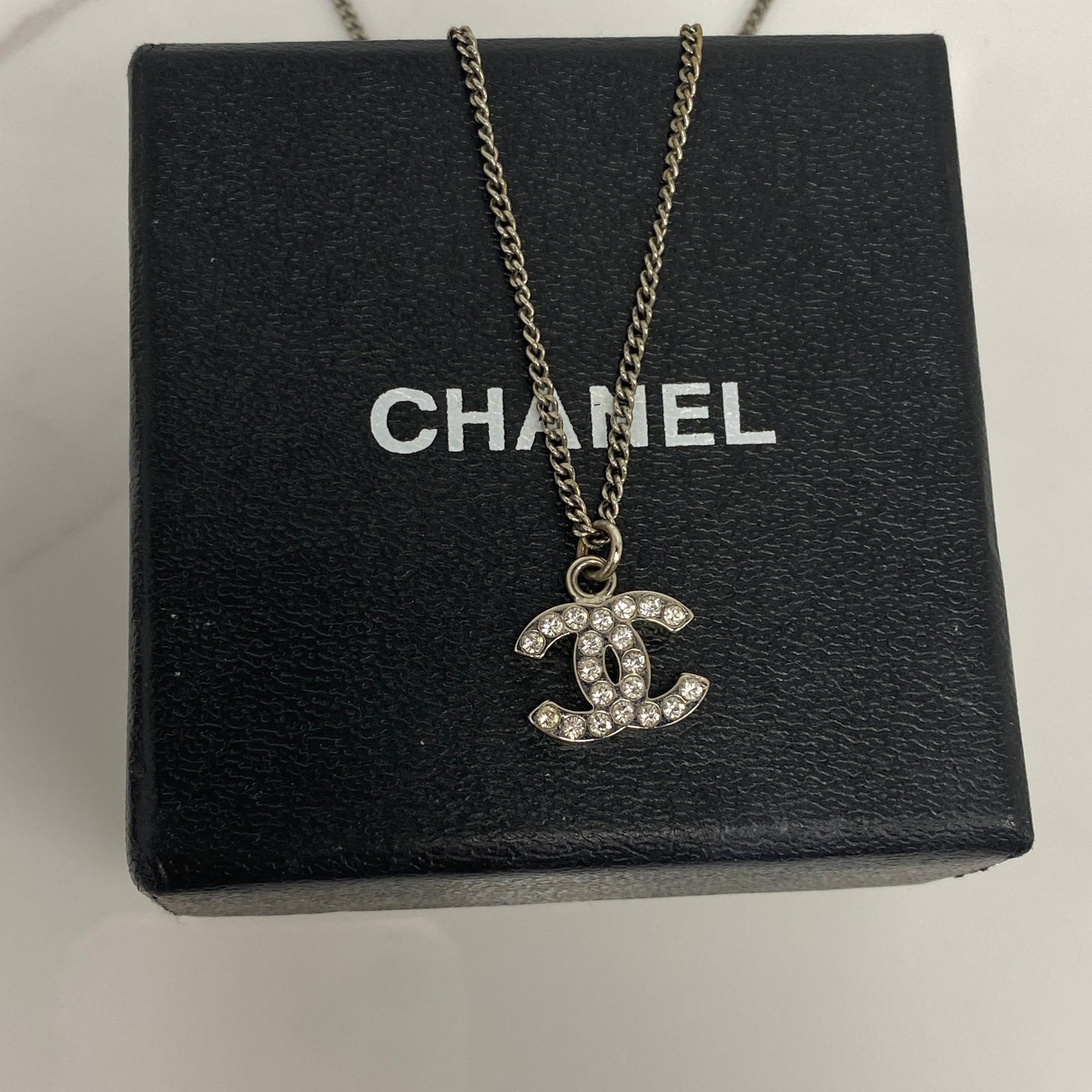 Chanel Crystal CC Necklace