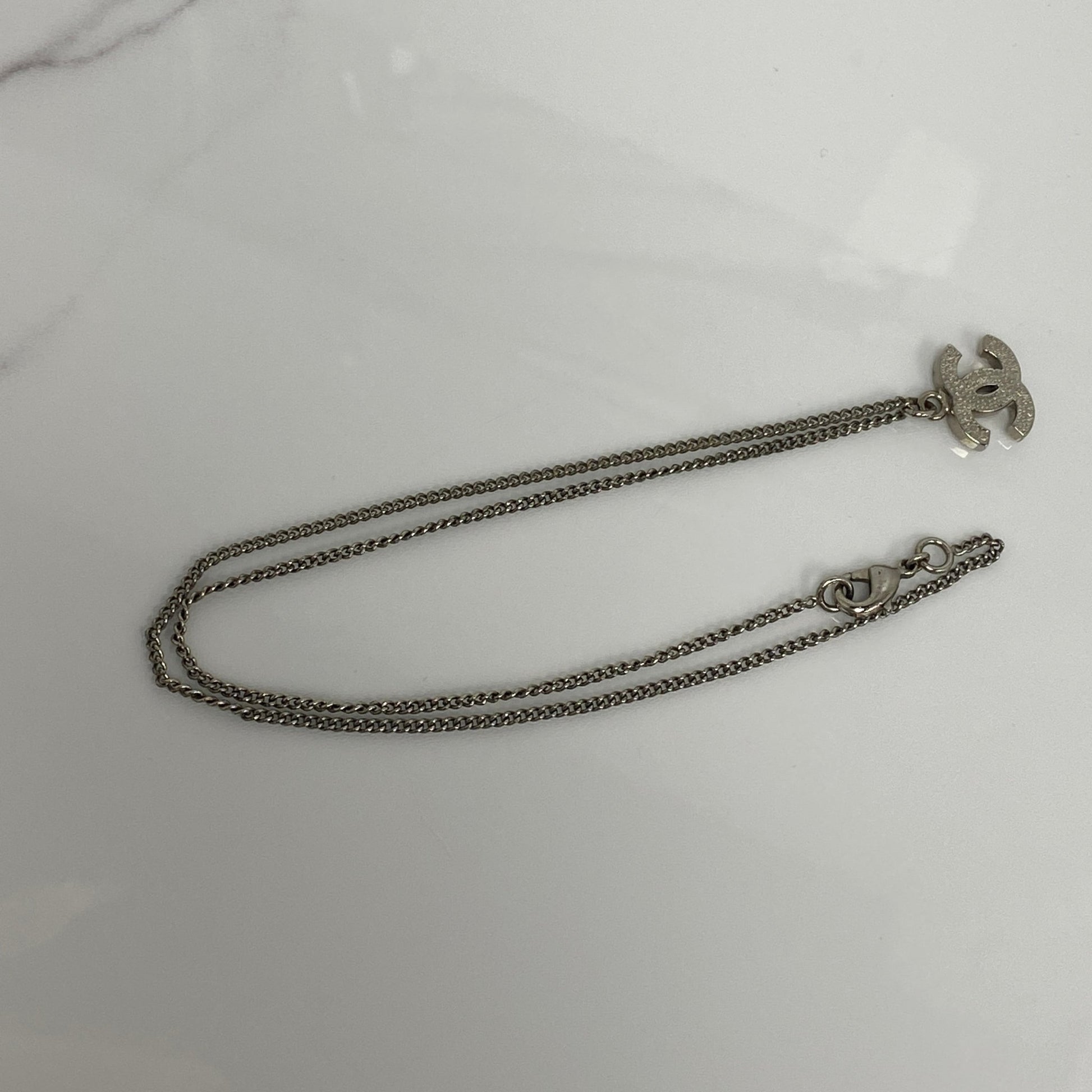 Chanel Crystal CC Necklace