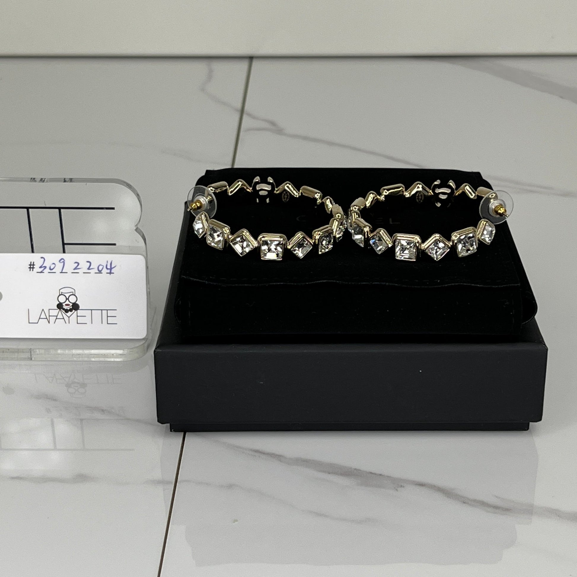 Chanel Crystal Earrings