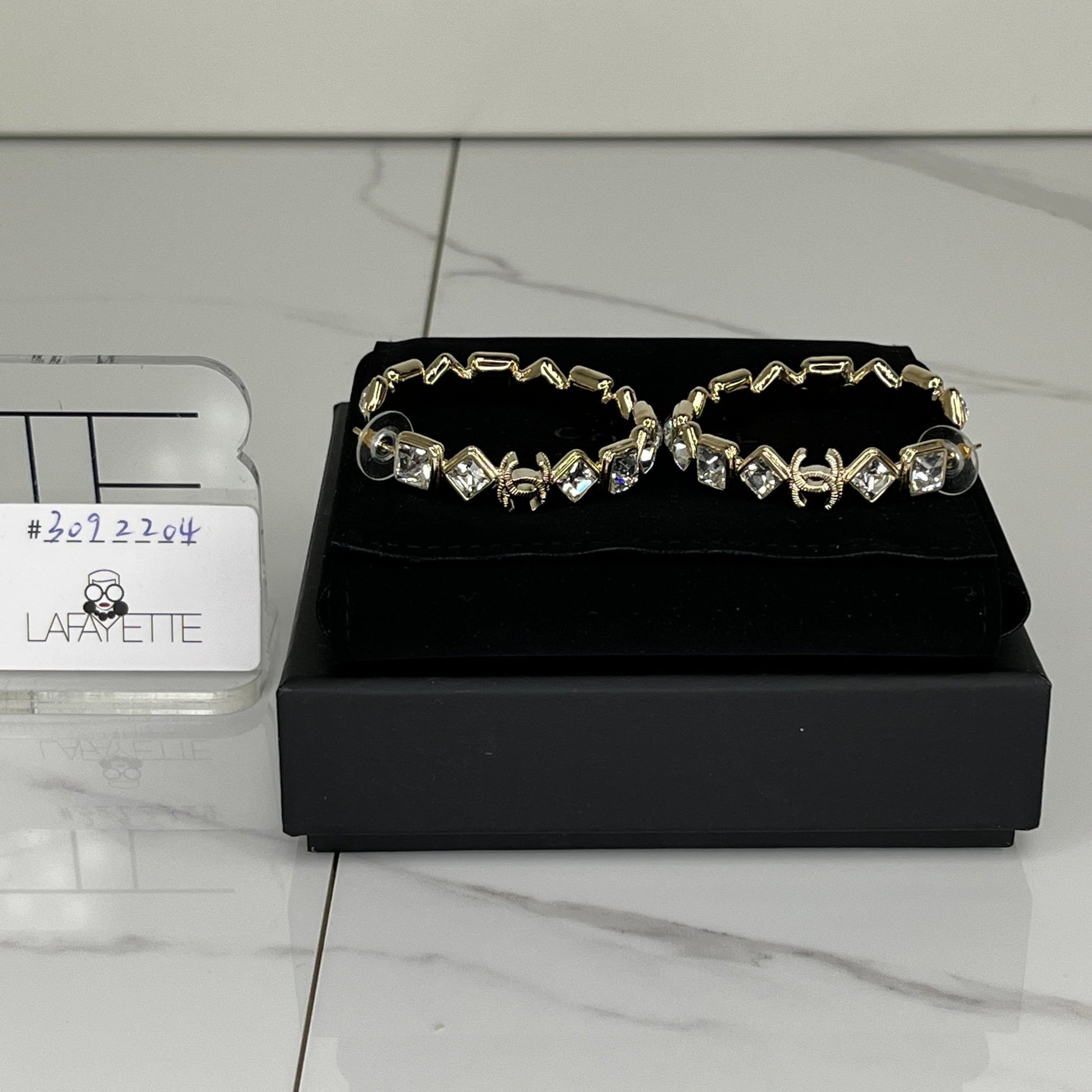 Chanel Crystal Earrings