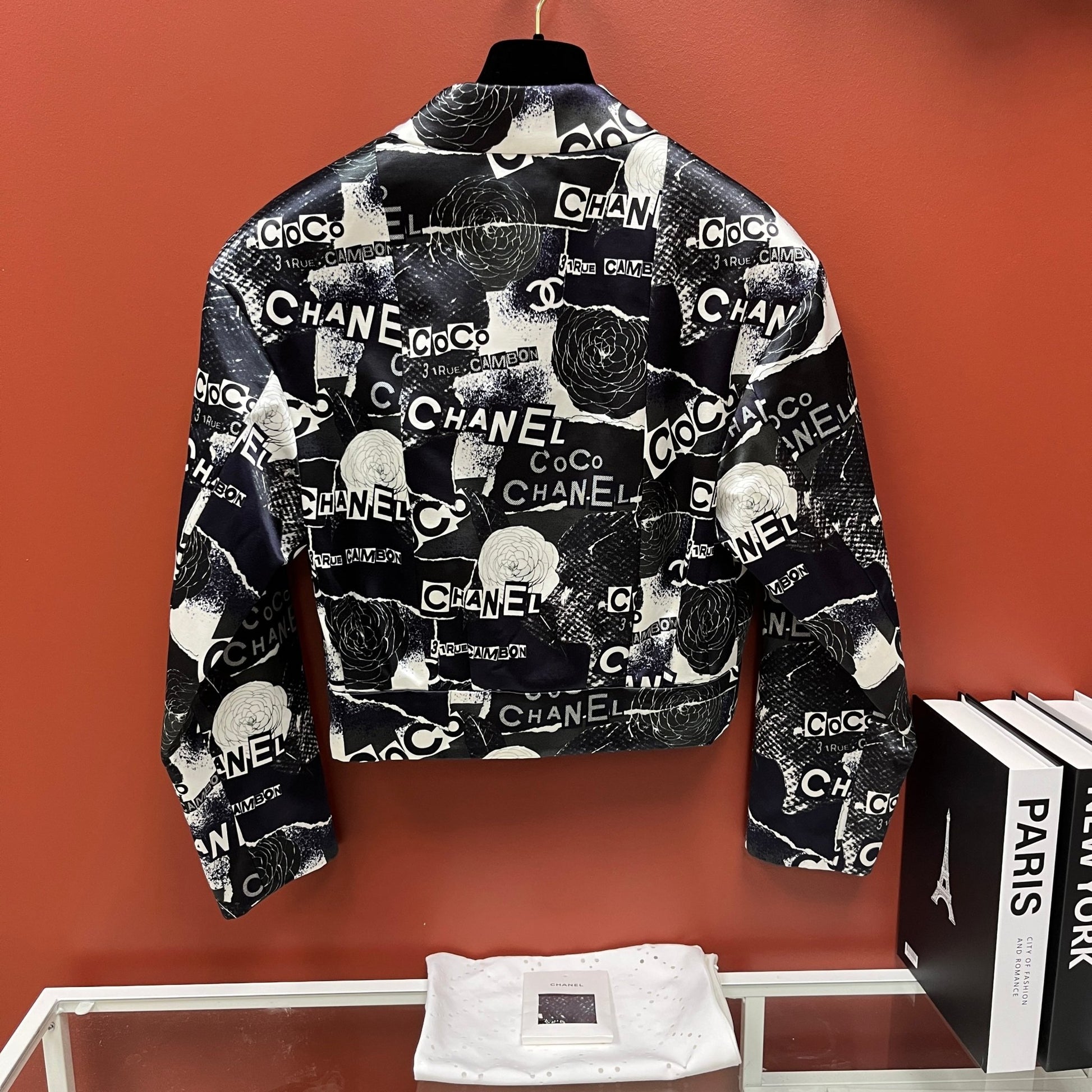 Chanel Graphic - Print Bomber Jacket