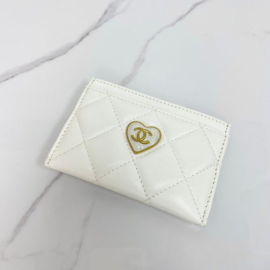 Chanel Heart Card Holder