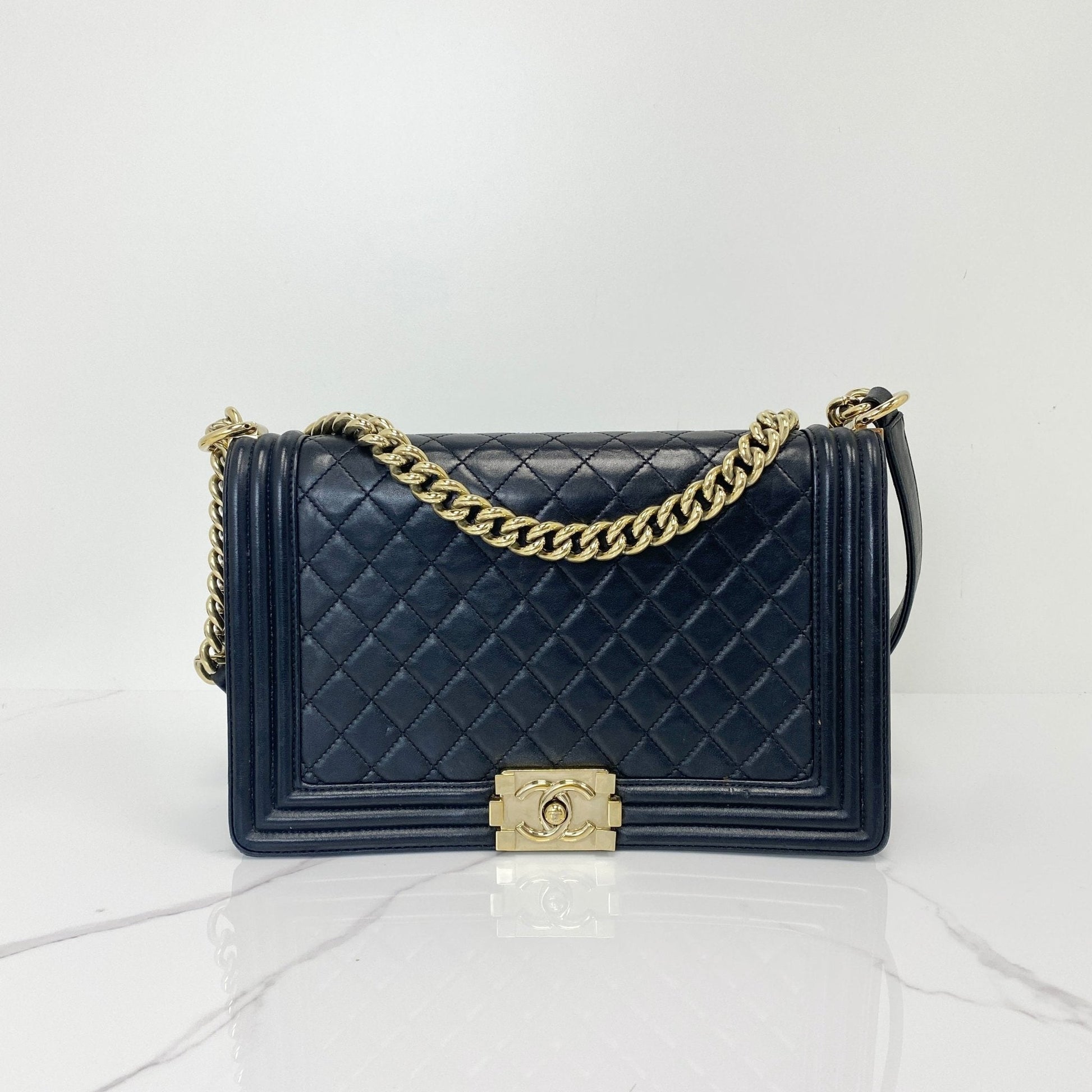 Chanel Large Leboy Handbag