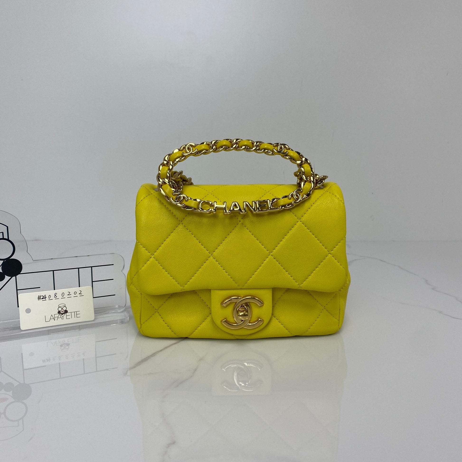 Chanel Mini Top Handle Square Flap