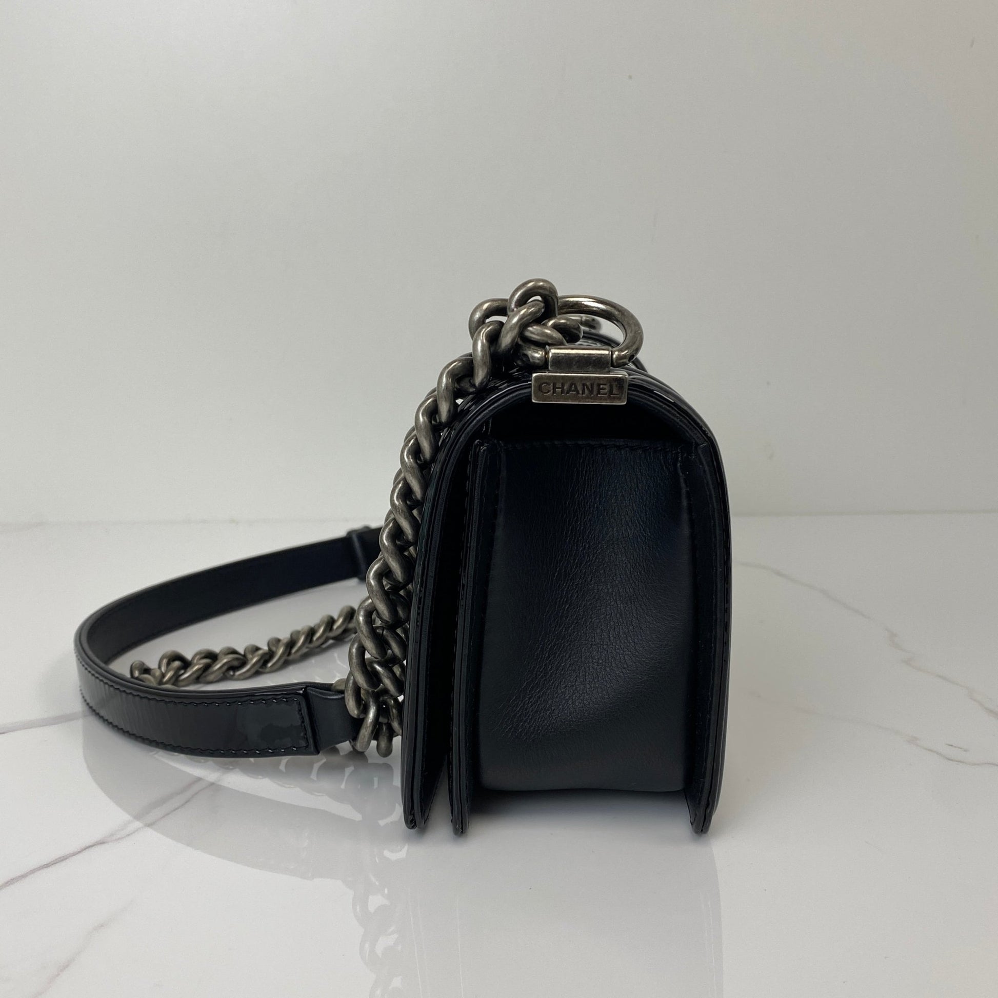 Chanel Small Leboy Handbag - Black
