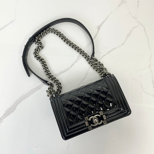 Chanel Small Leboy Handbag - Black