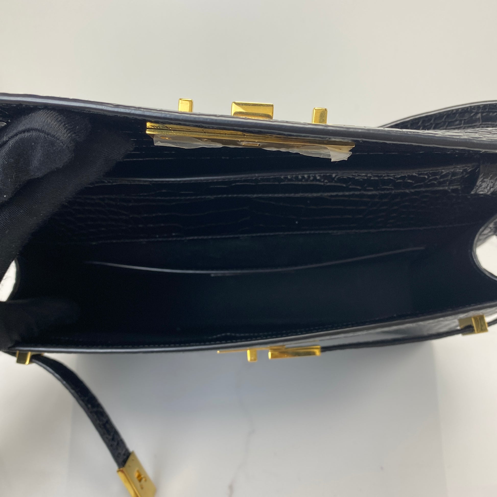 Saint Laurent Crocodile Embossed Medium Manhattan Bag - photo 6