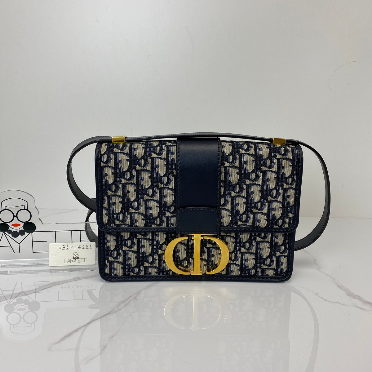 Christian Dior 30 Montaigne Bag - Oblique Canvas - photo 5