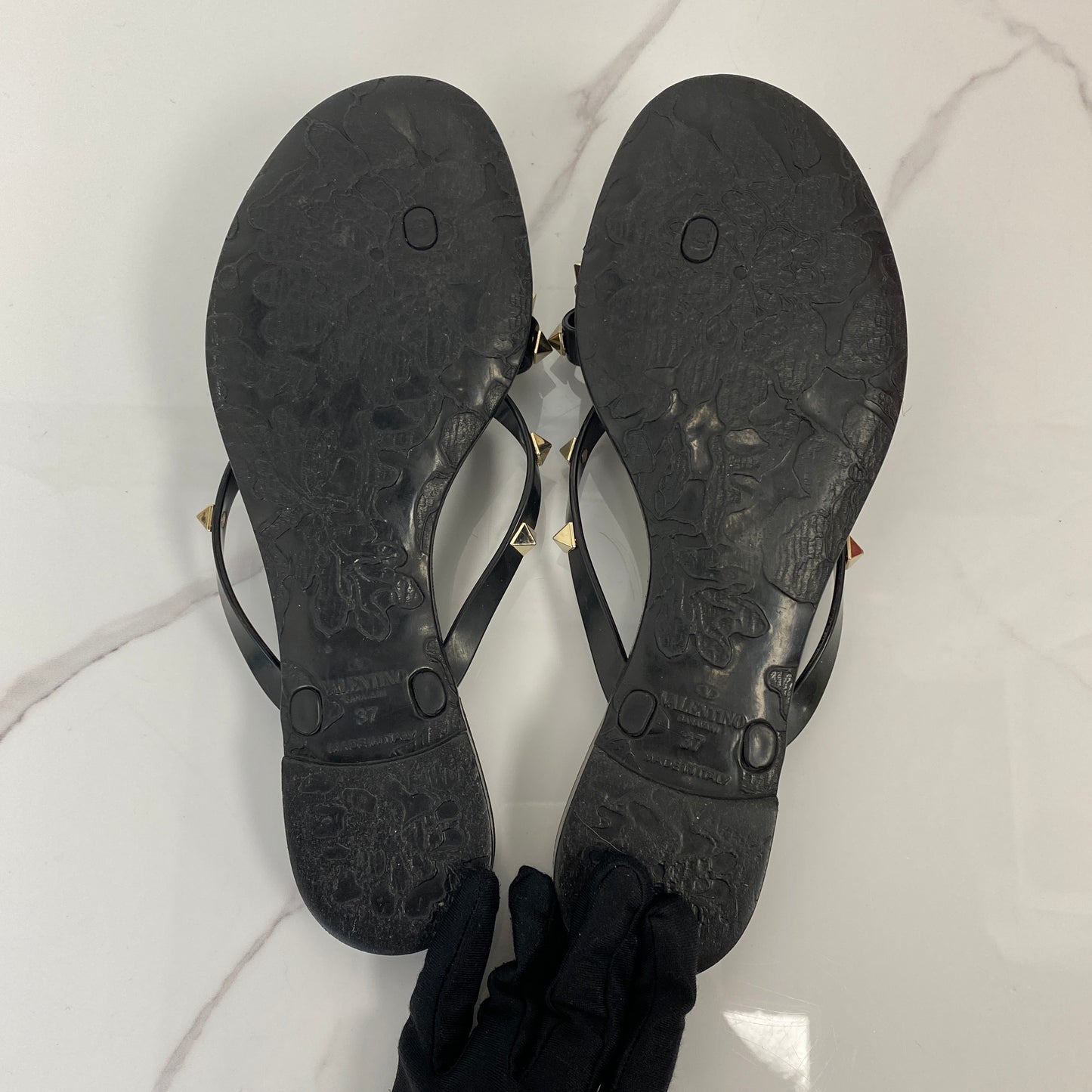 Valentino Rockstud Rubber Slipper - photo 6