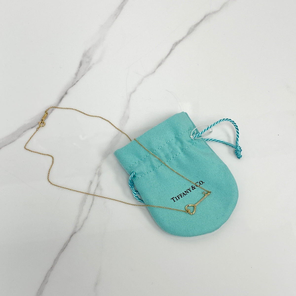 Tiffany & Co Heart Key Pendant - photo 1