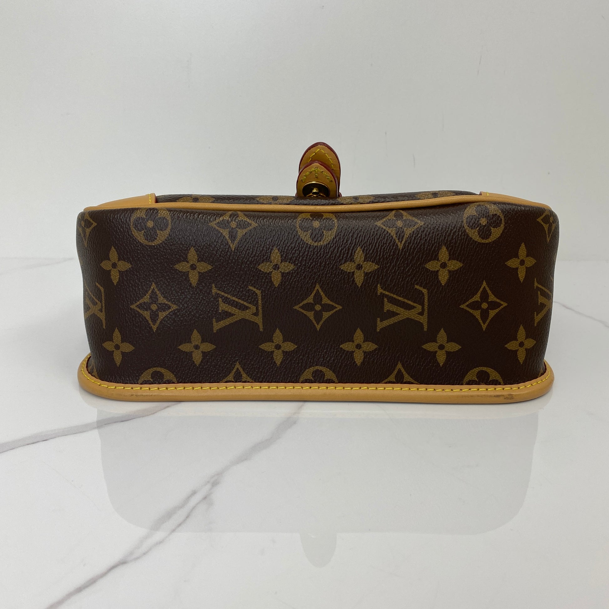 Base of the Louis Vuitton Diane in Monogram canvas