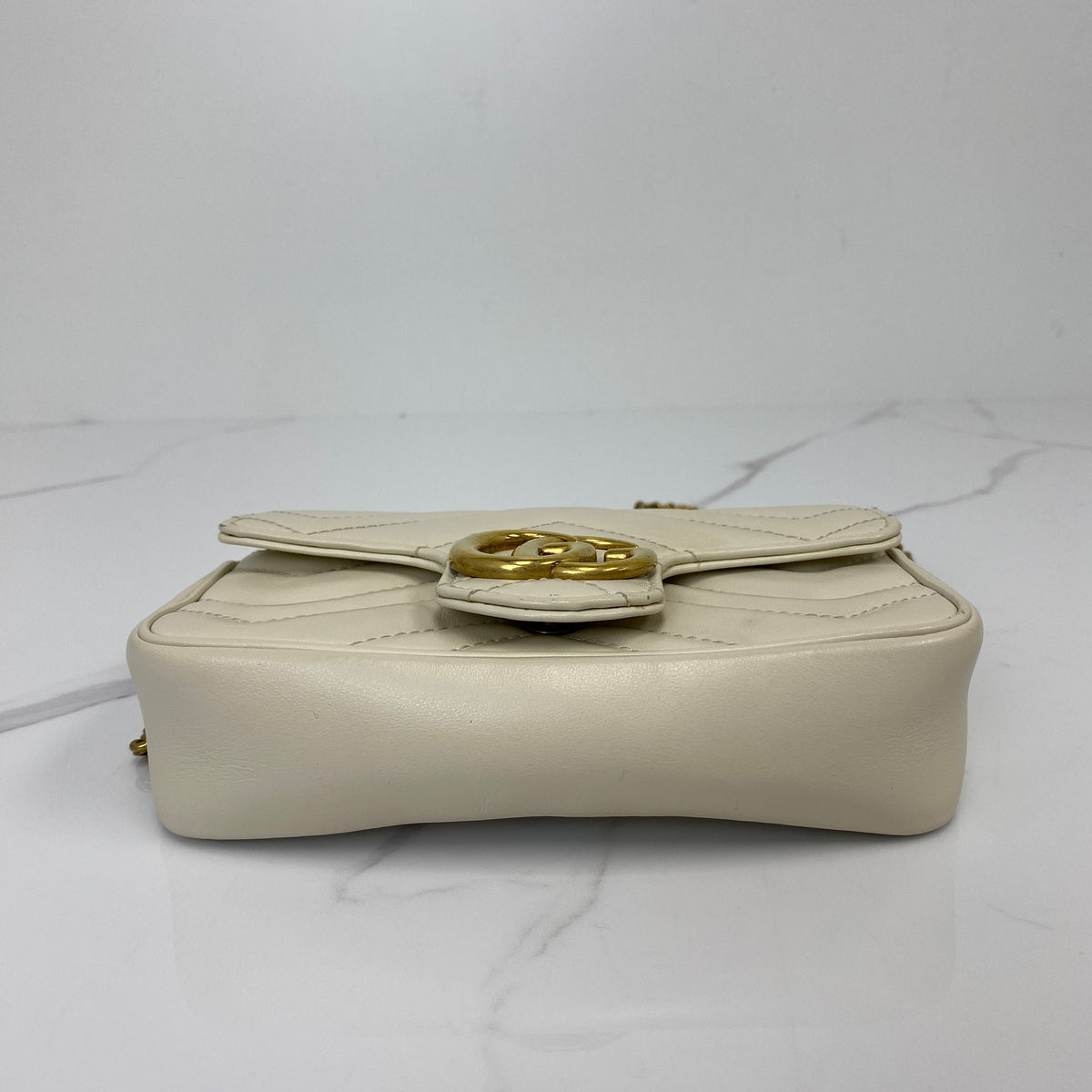 Gucci GG Marmont Supermini Bag - White - photo 5