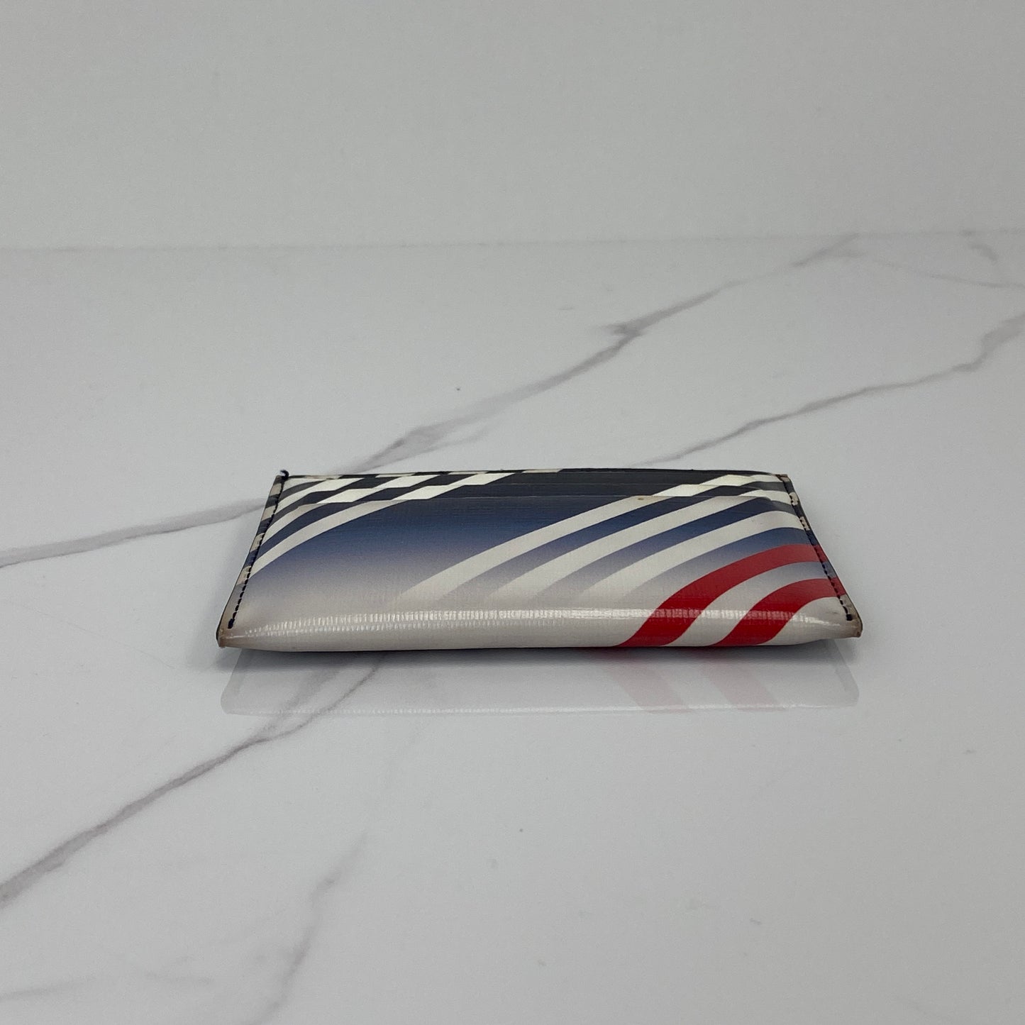 Givenchy Cardholder, blue, white and red calfskin — detail view 2