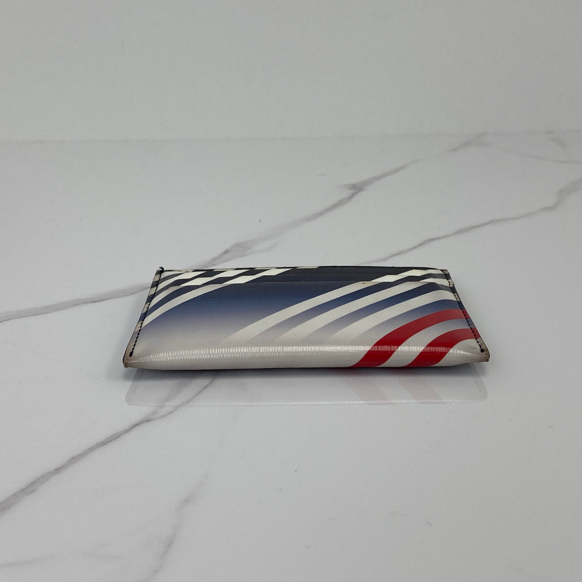 Givenchy Cardholder, blue, white and red calfskin — detail view 2