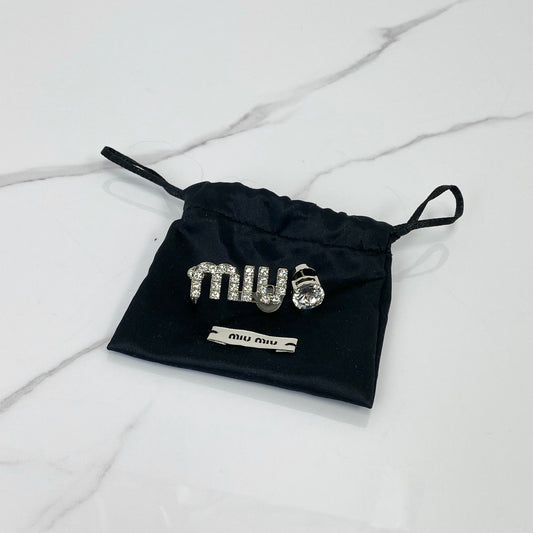 MIU MIU Crystal Earrings - photo 1