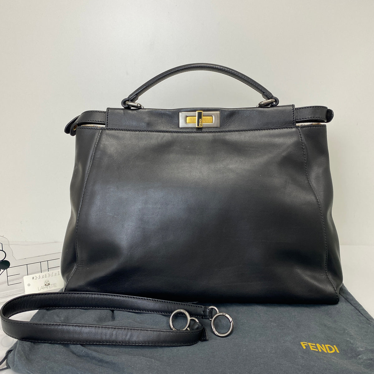 Fendi Leopard Print Large Peekaboo Bag - photo 2
