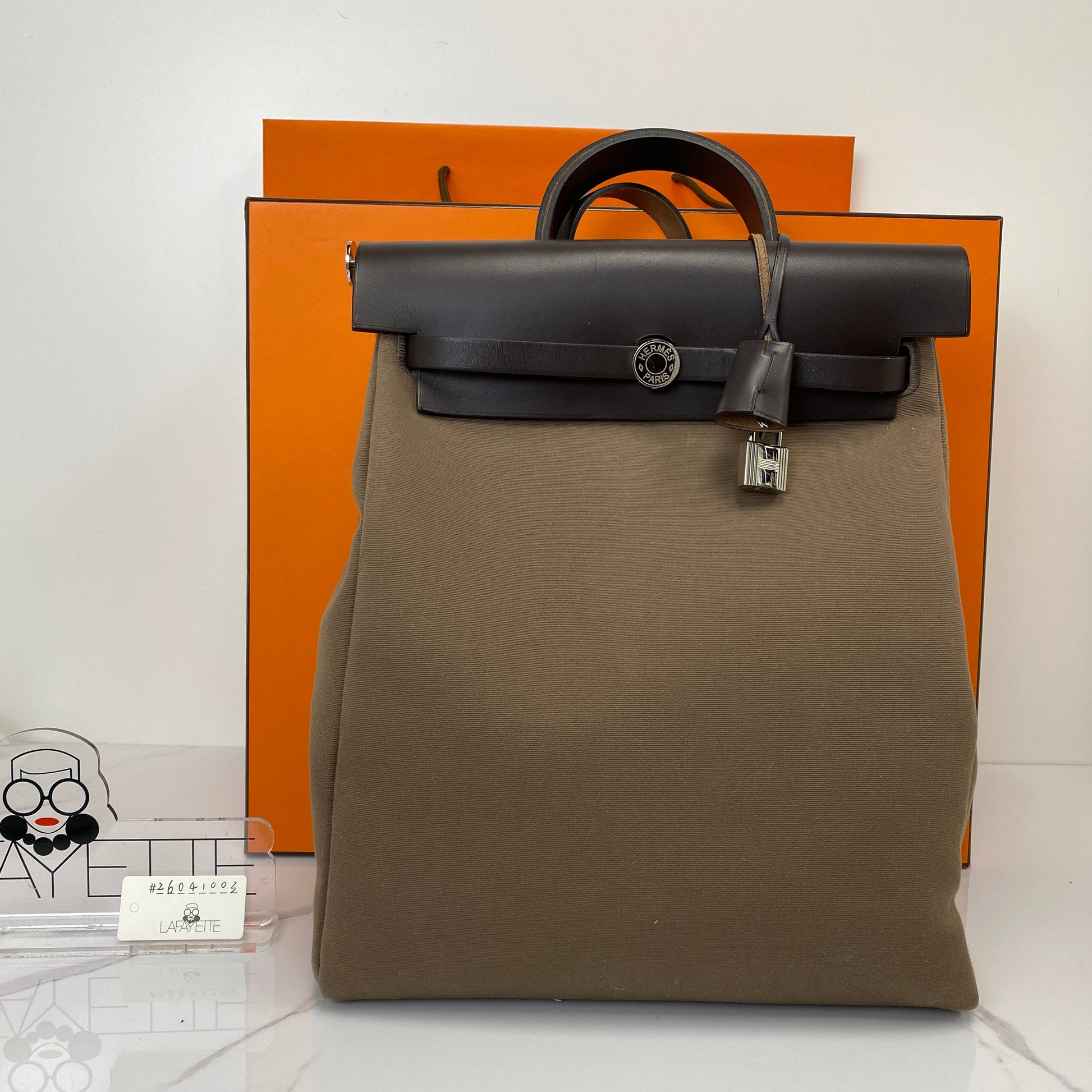 Hermès Herbag A Dos Backpack — alternate view