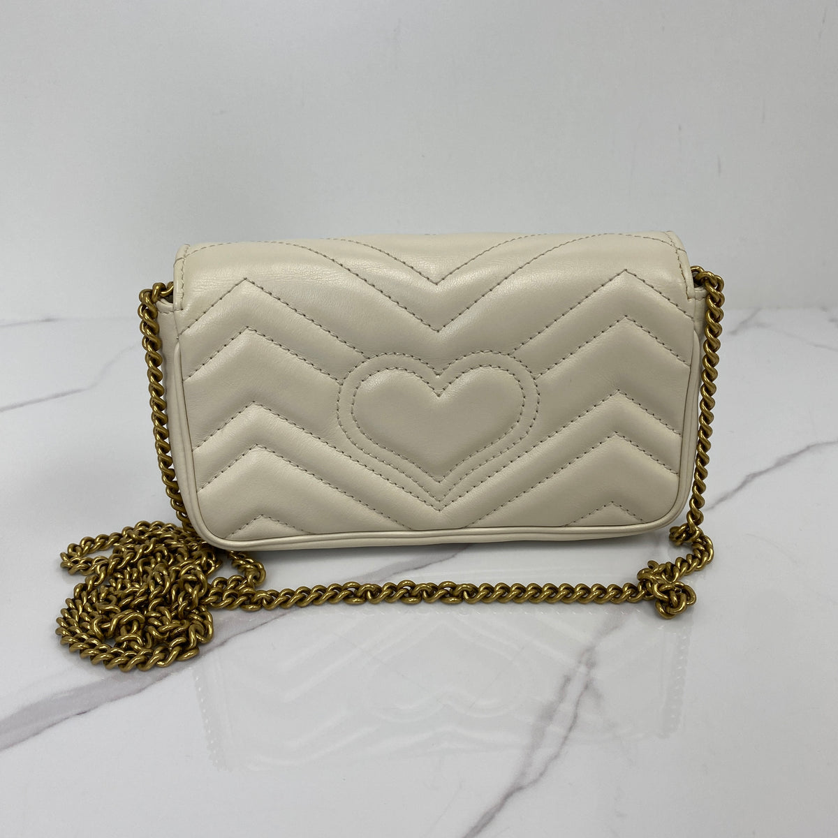 Gucci GG Marmont Supermini Bag - White - photo 6